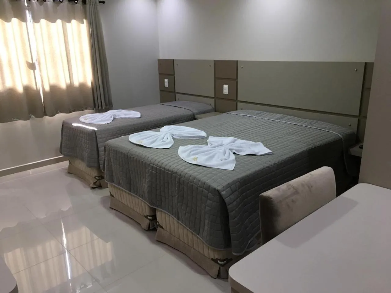 Bed in Prudentópolis Palace Hotel
