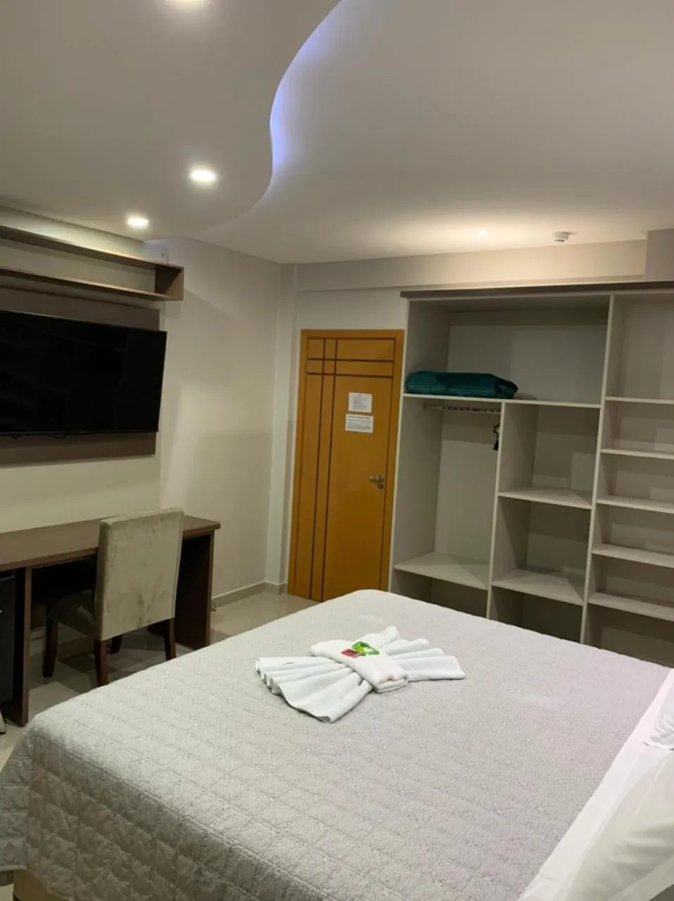 Bed in Prudentópolis Palace Hotel