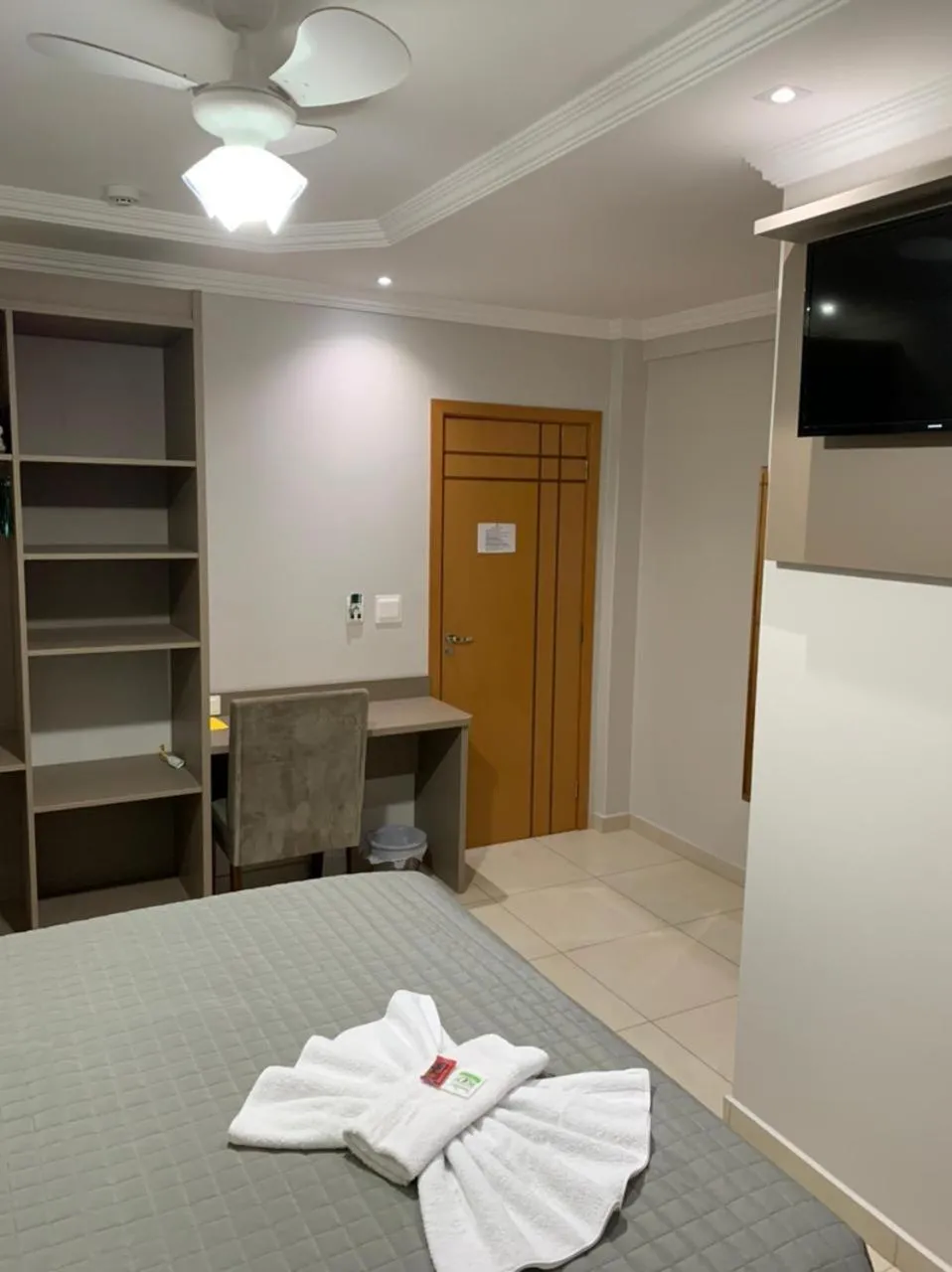 Bed in Prudentópolis Palace Hotel