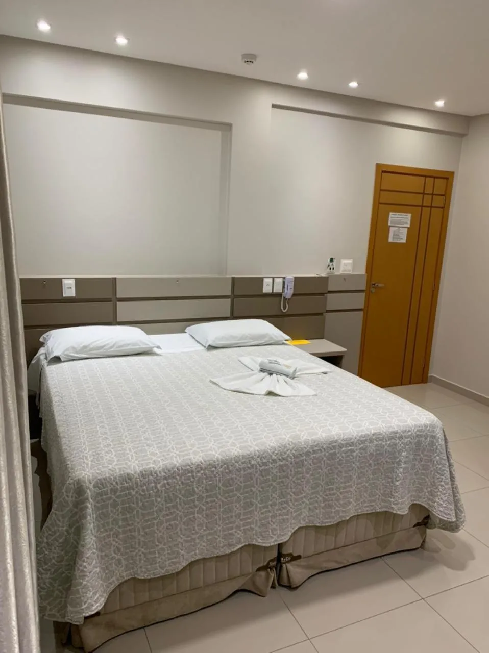 Bed in Prudentópolis Palace Hotel