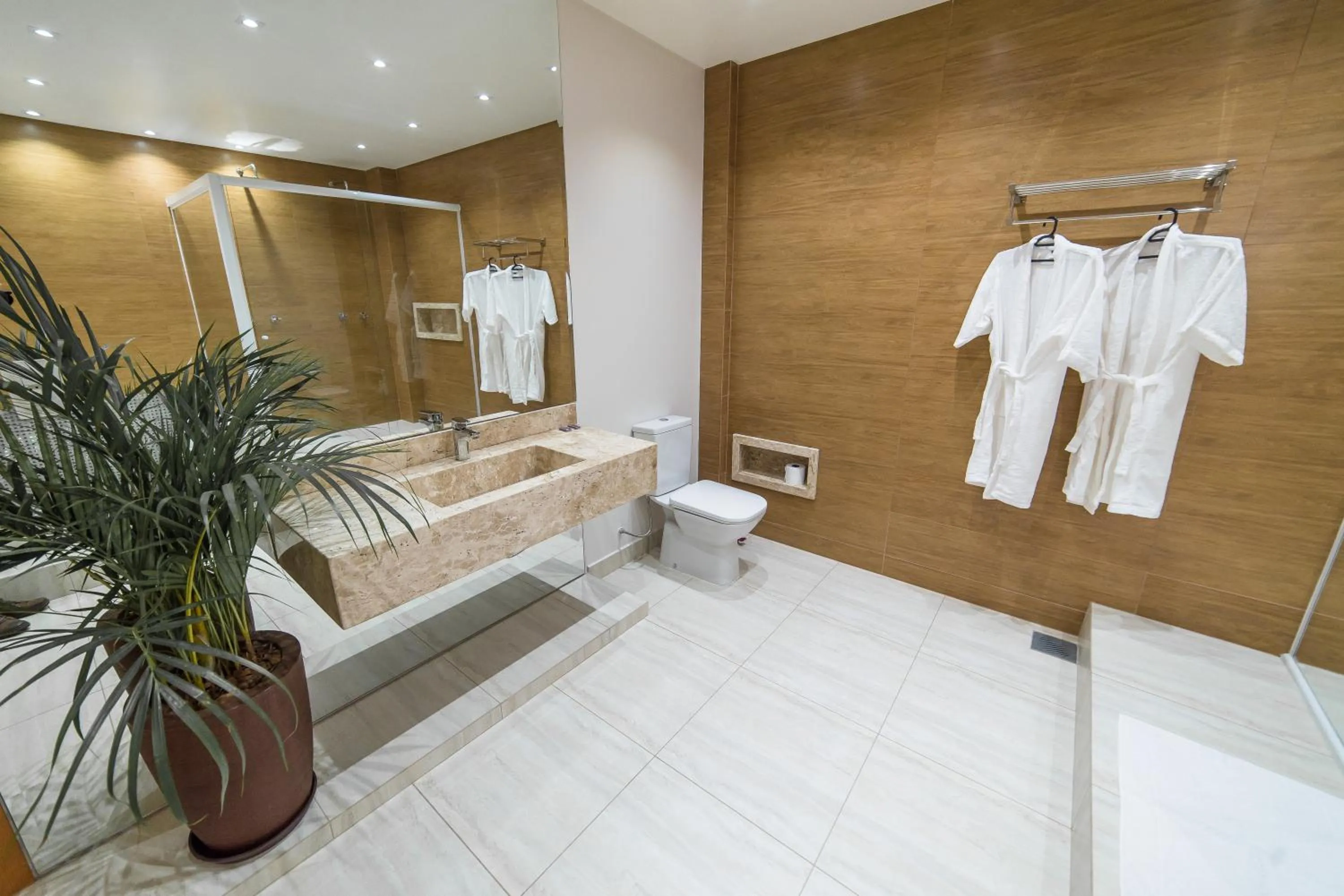 Bathroom in Prudentópolis Palace Hotel