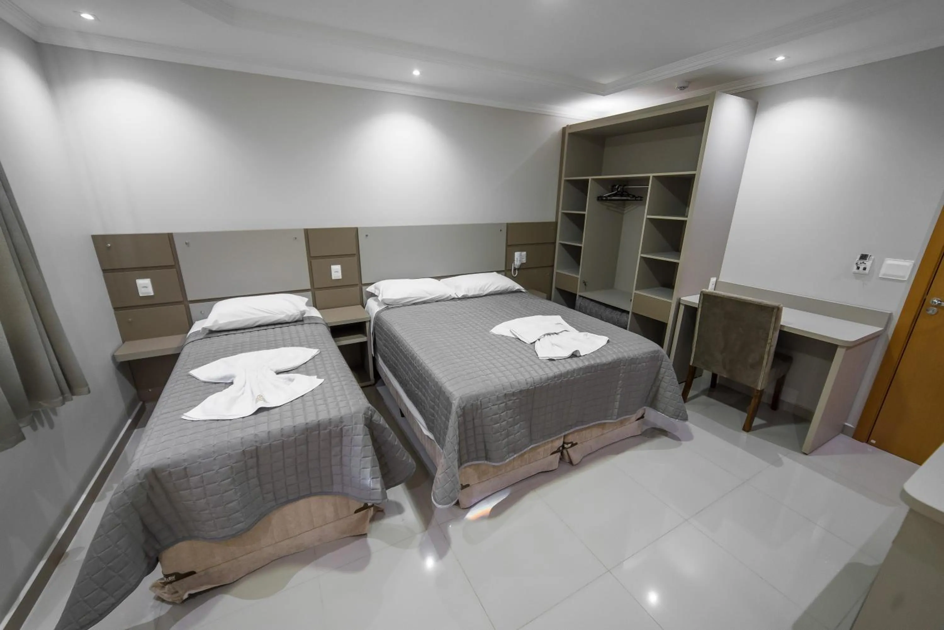 Bed in Prudentópolis Palace Hotel