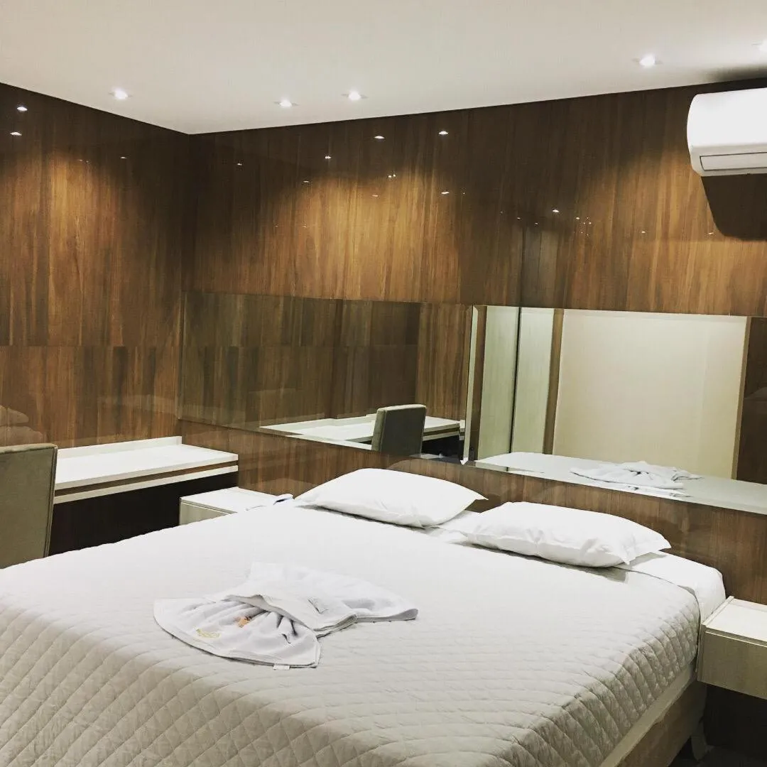 Bed in Prudentópolis Palace Hotel