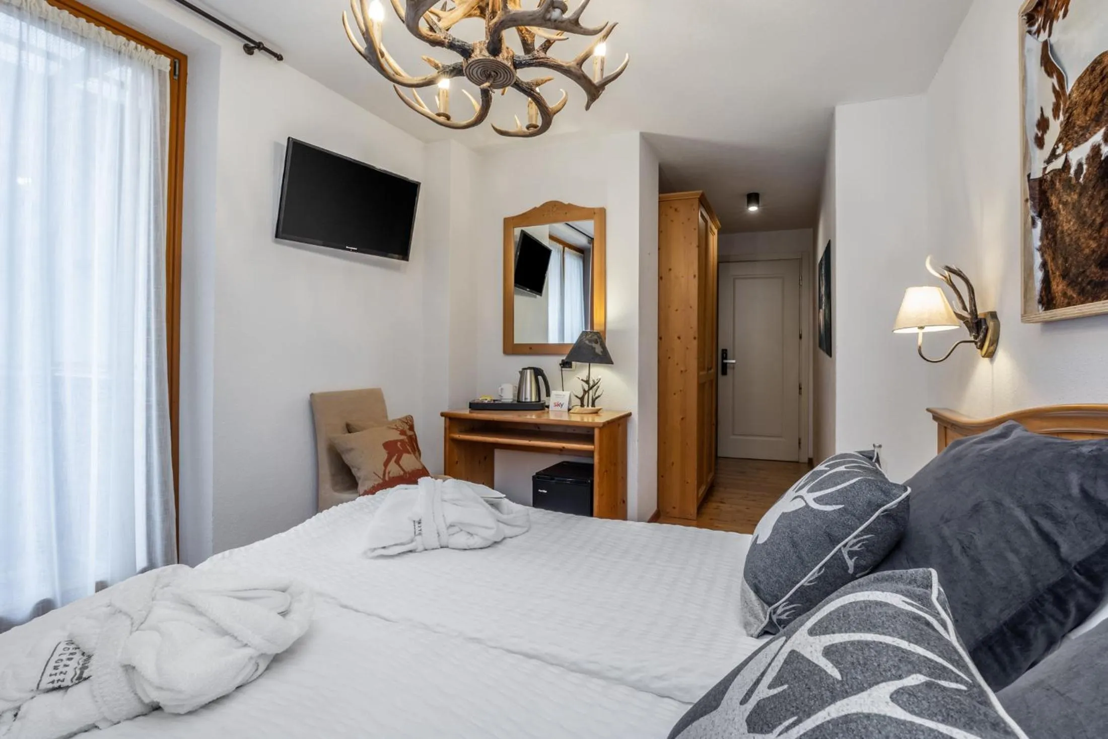 Bed in Hotel Folgarida