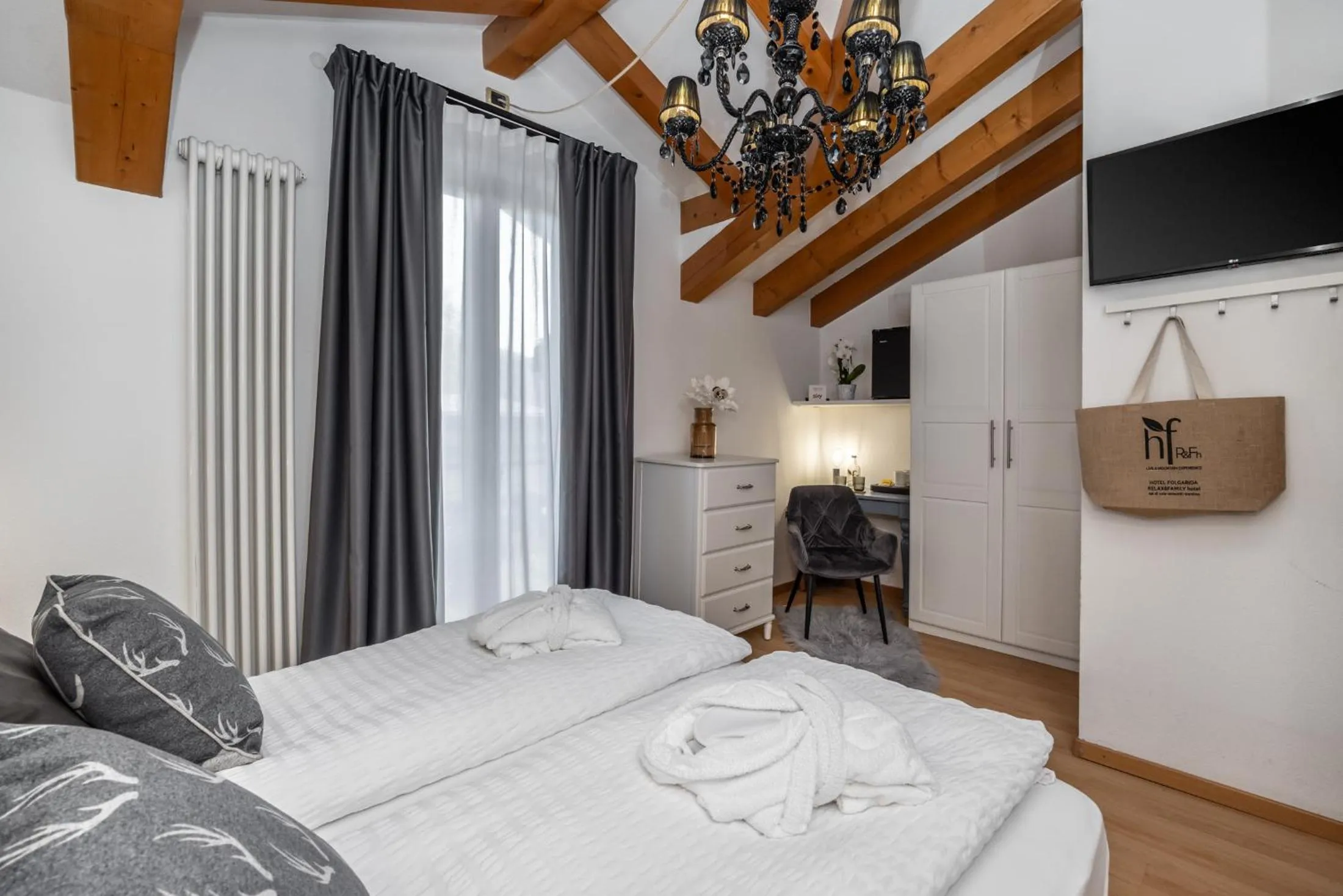 Bed in Hotel Folgarida