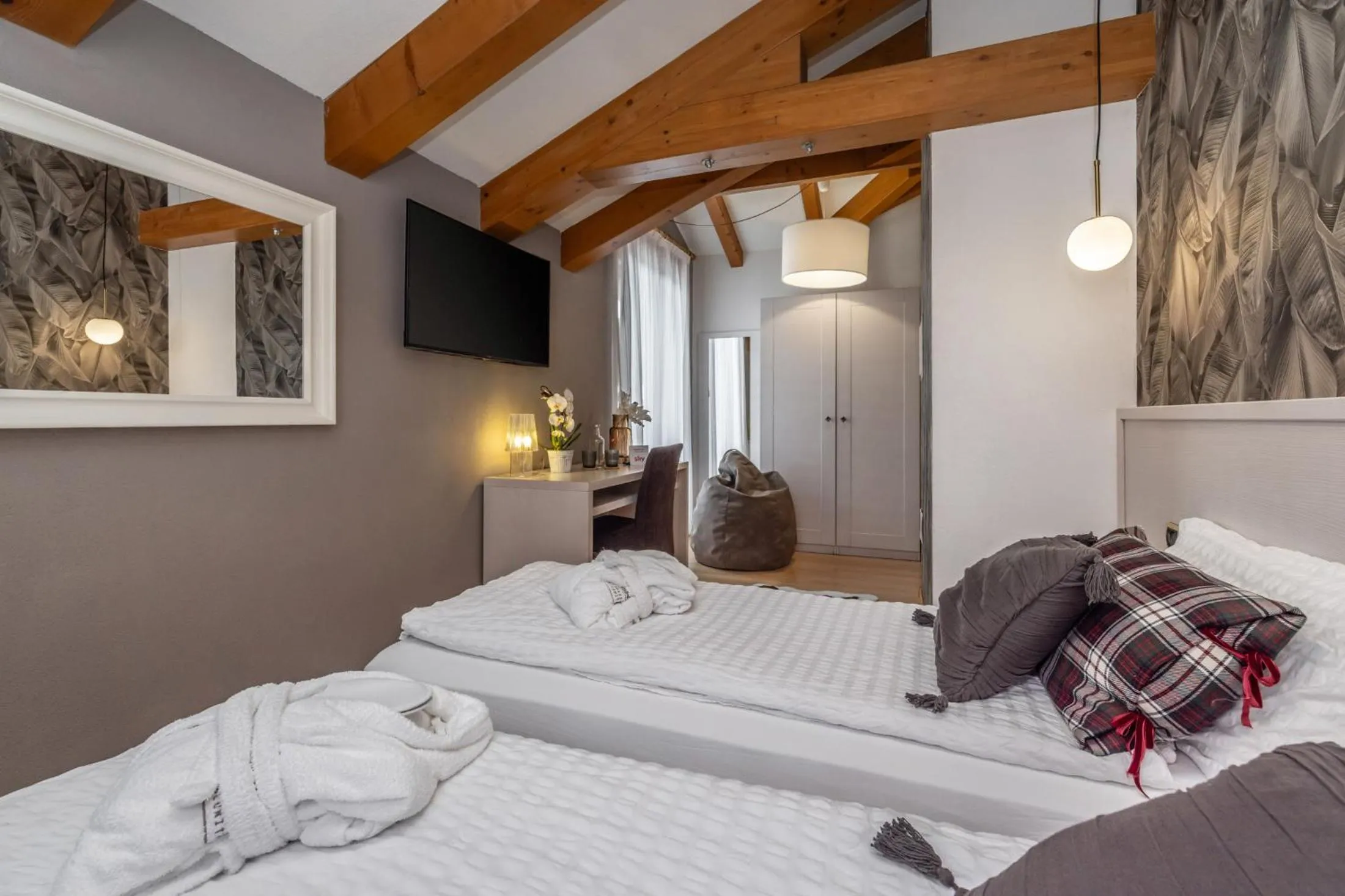 Bed in Hotel Folgarida