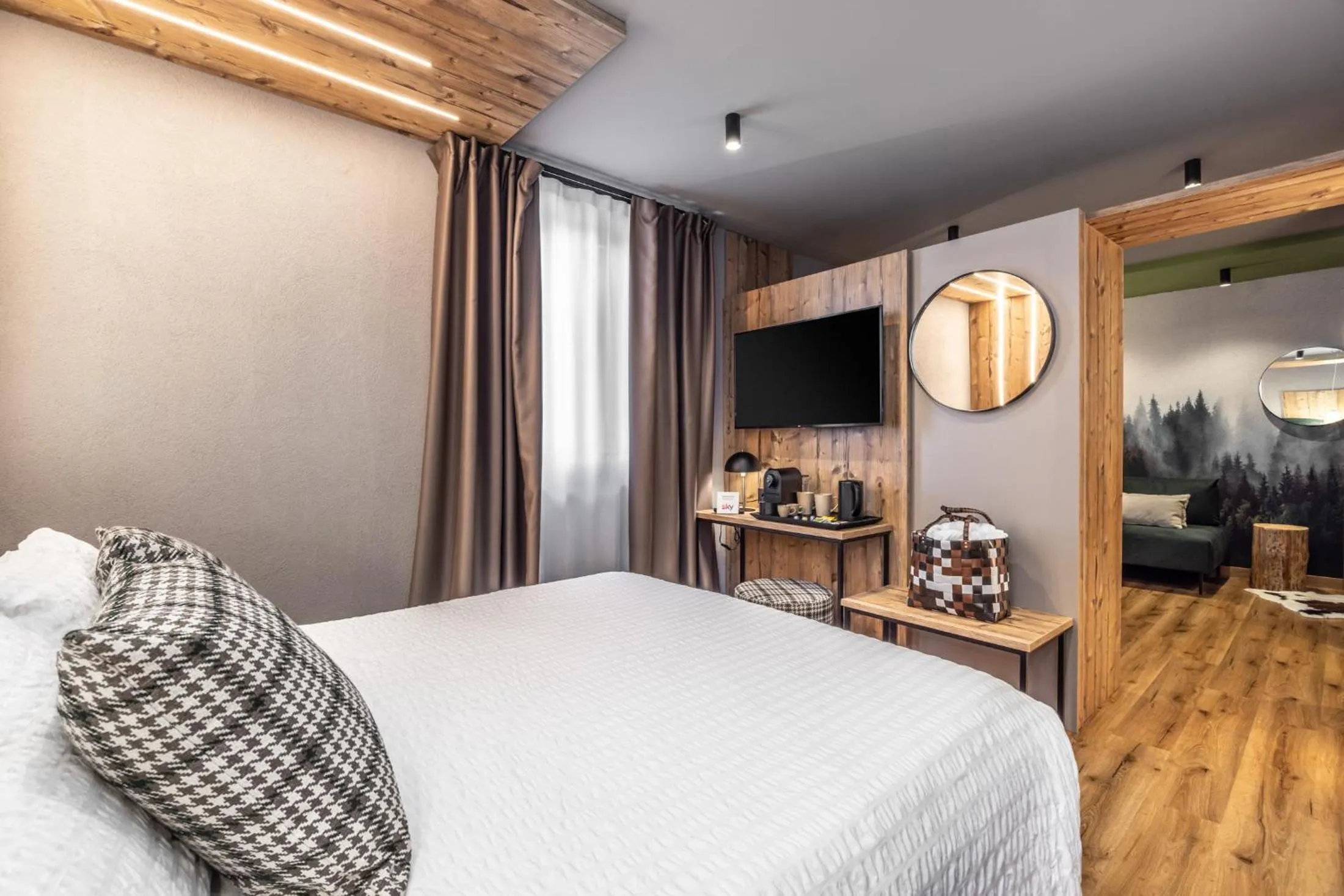 Bed in Hotel Folgarida