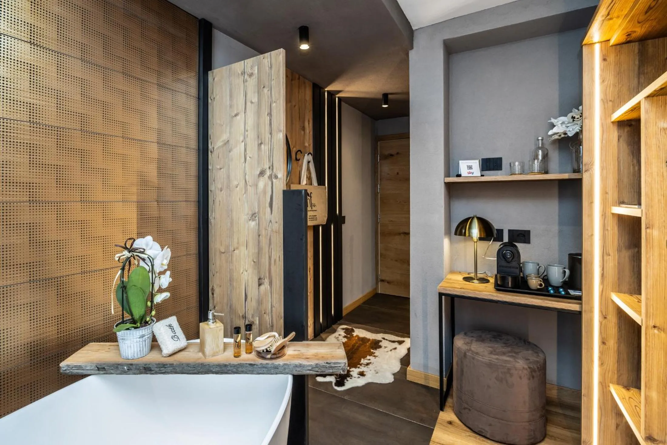 Bed in Hotel Folgarida