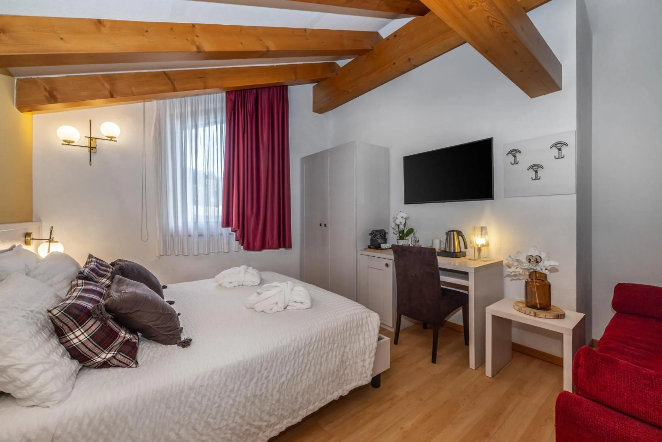 Bed in Hotel Folgarida