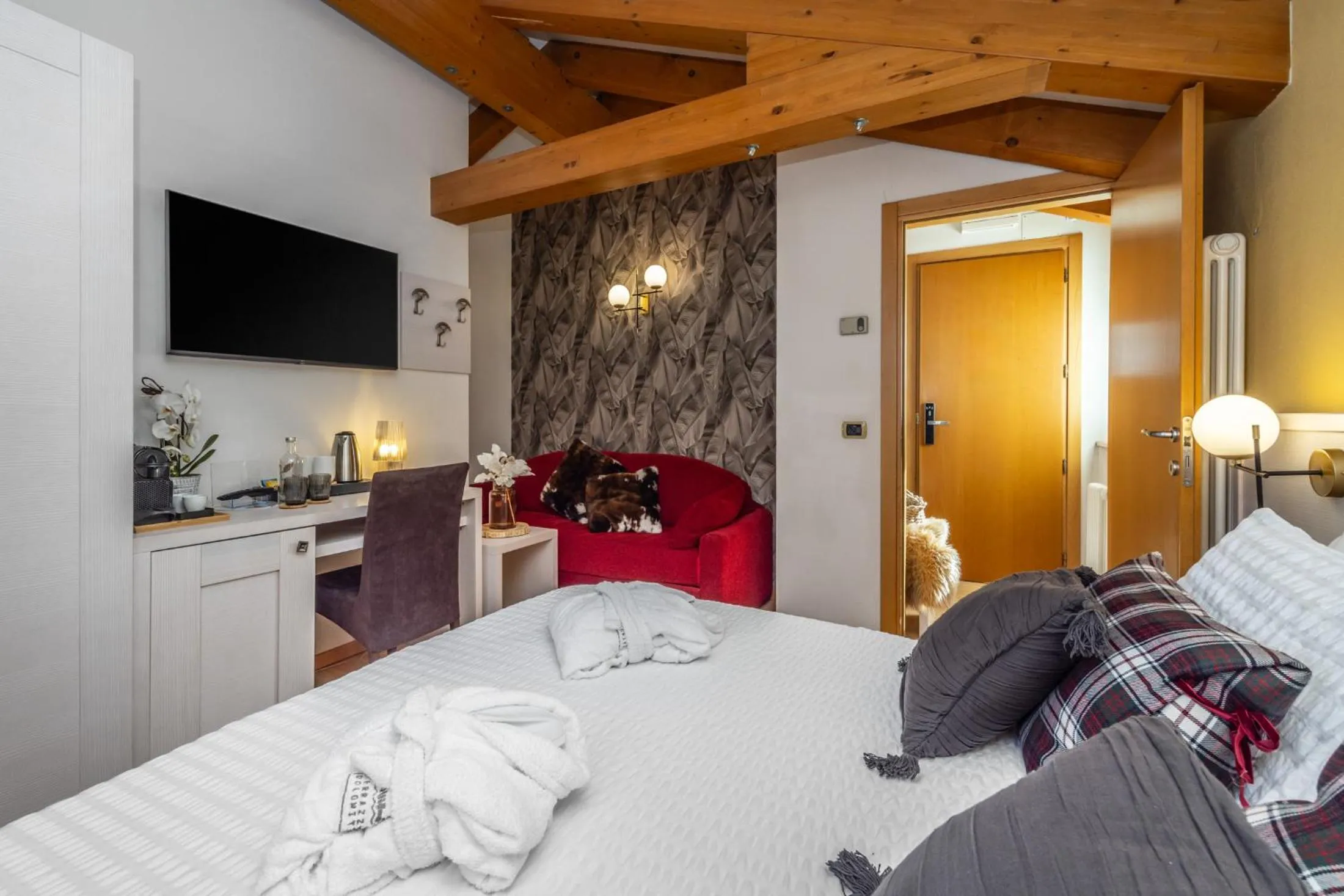 Bed in Hotel Folgarida