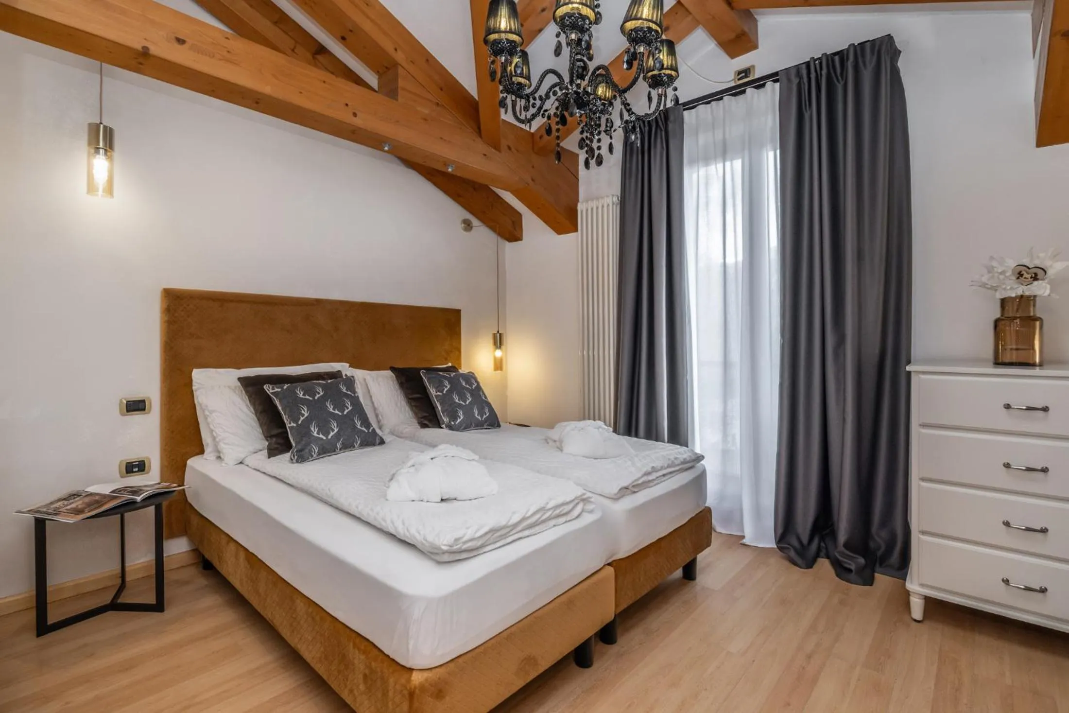 Bed in Hotel Folgarida