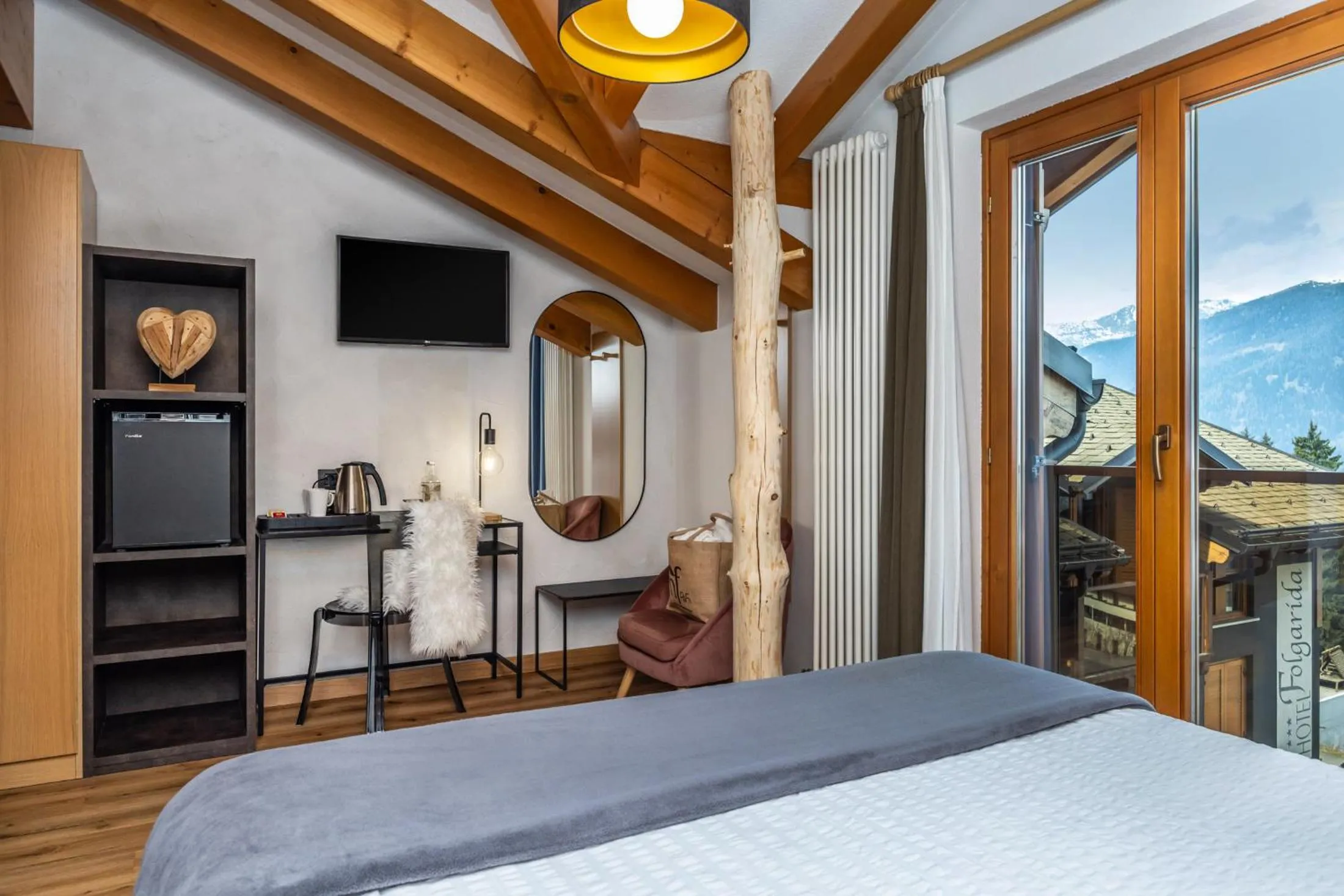 Bed in Hotel Folgarida