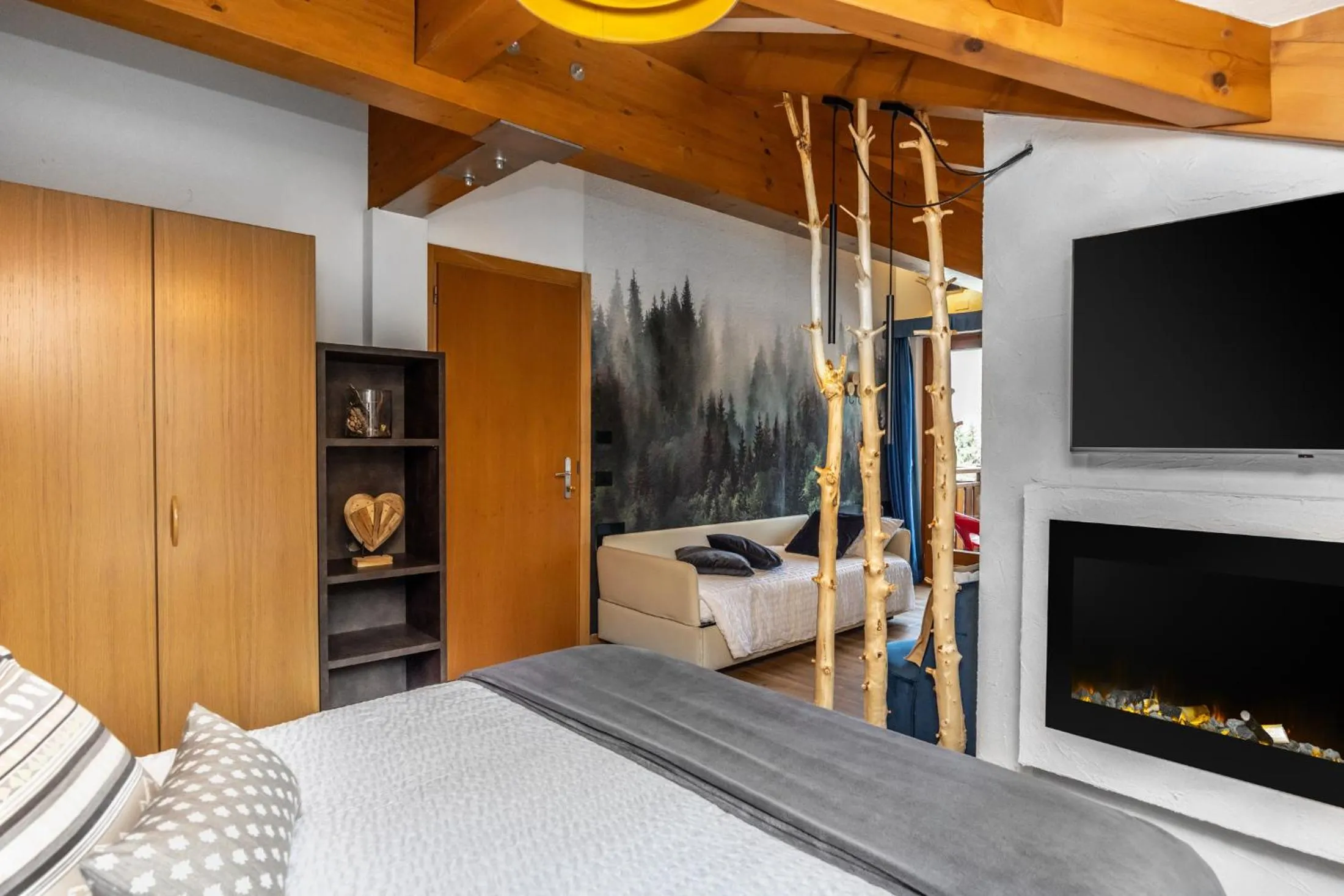 Bed in Hotel Folgarida