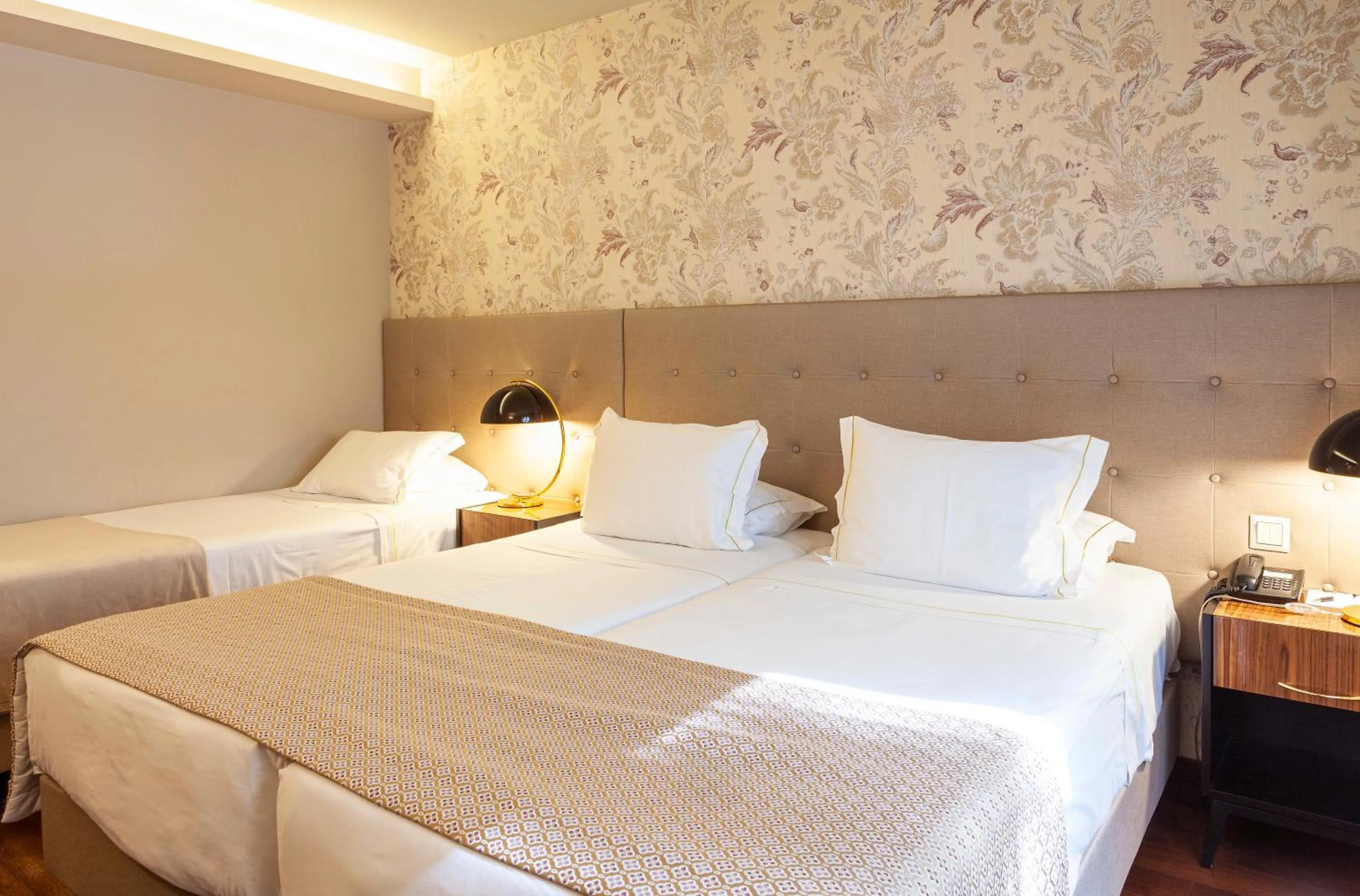 Bed in Hotel Lis Batalha