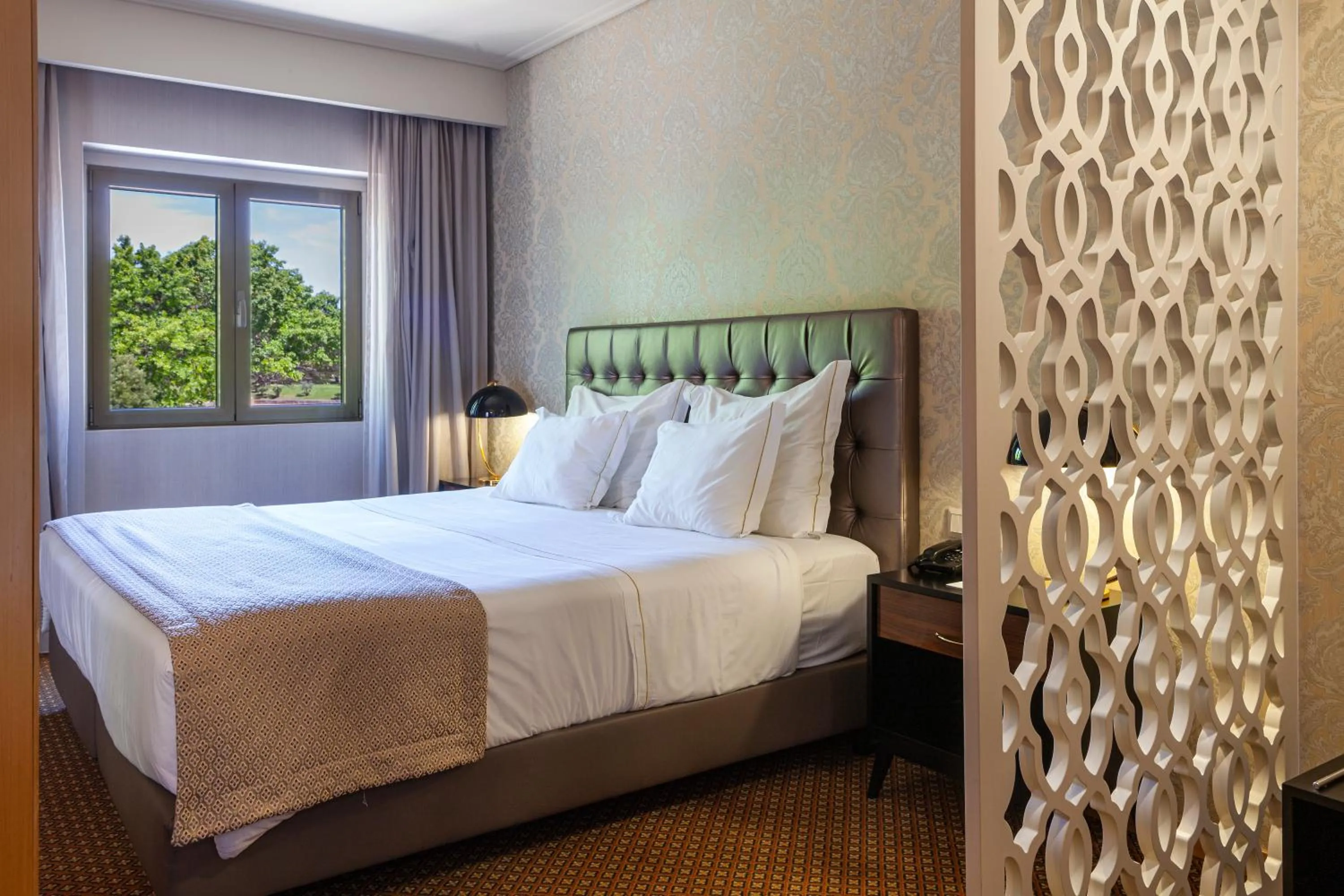 Bed in Hotel Lis Batalha