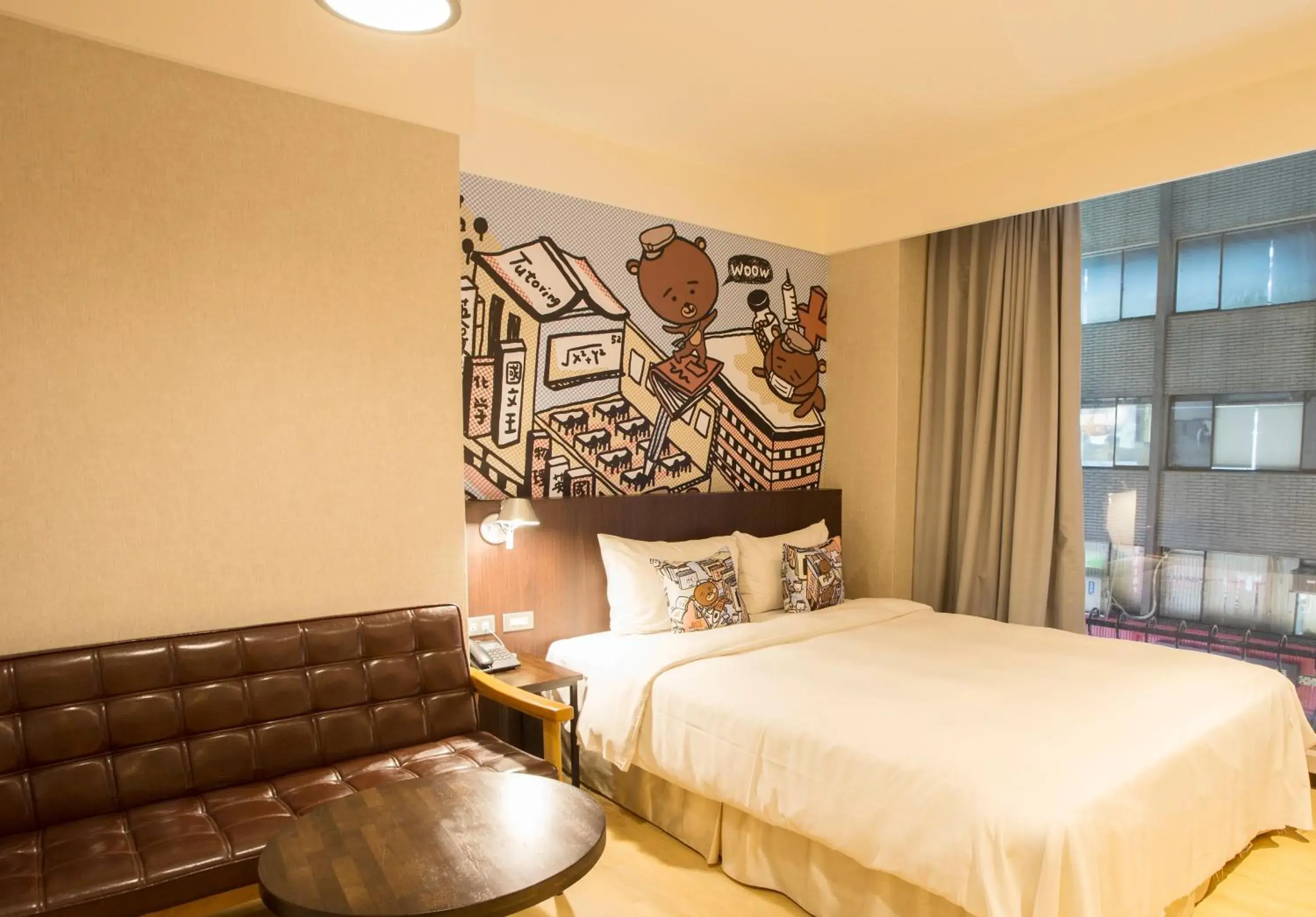 Bed in Just Live Inn-Taipei Station Bed in Just Live Inn-Taipei Station