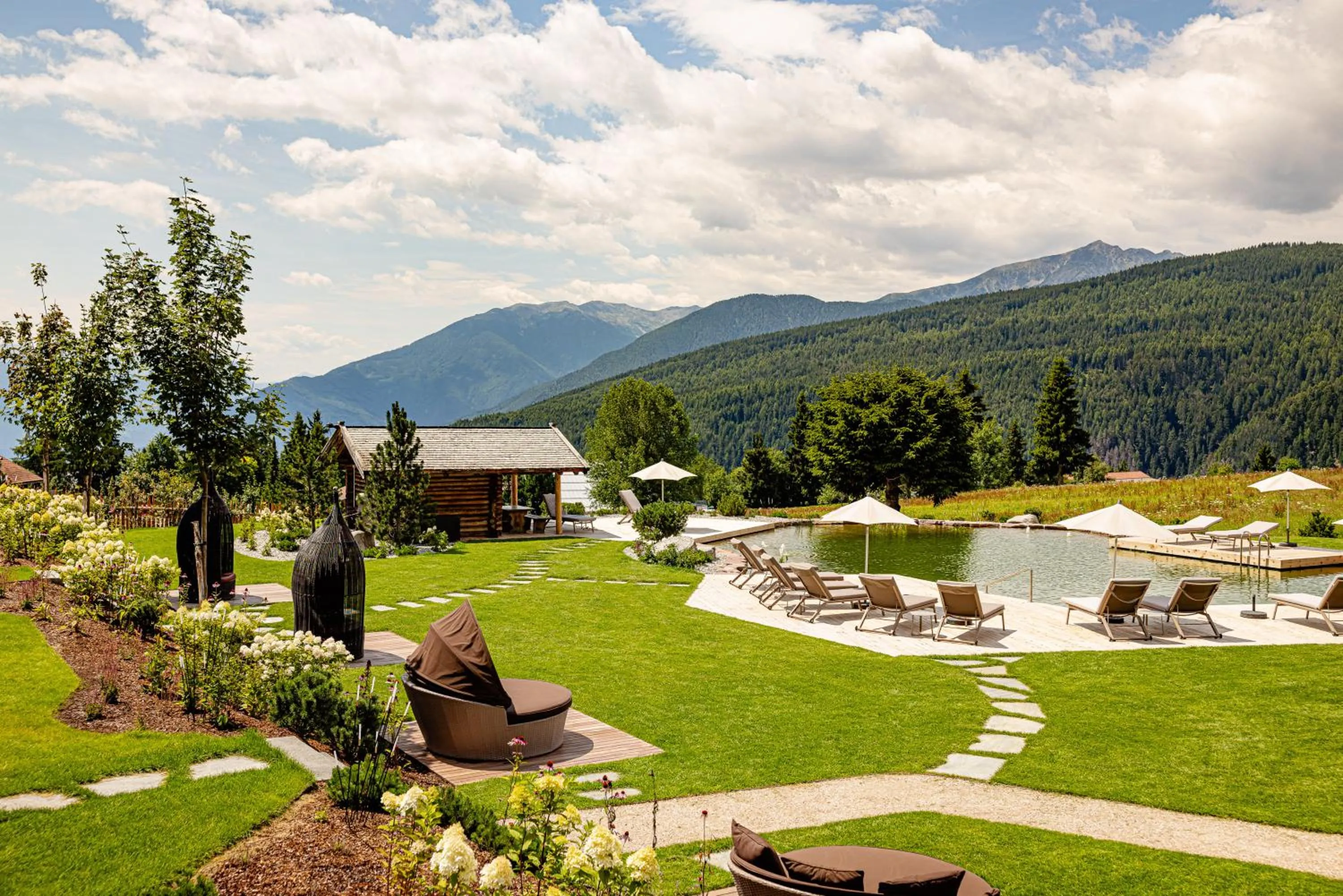 Garden in SONNENBERG Panorama Dolomites Wellbeing