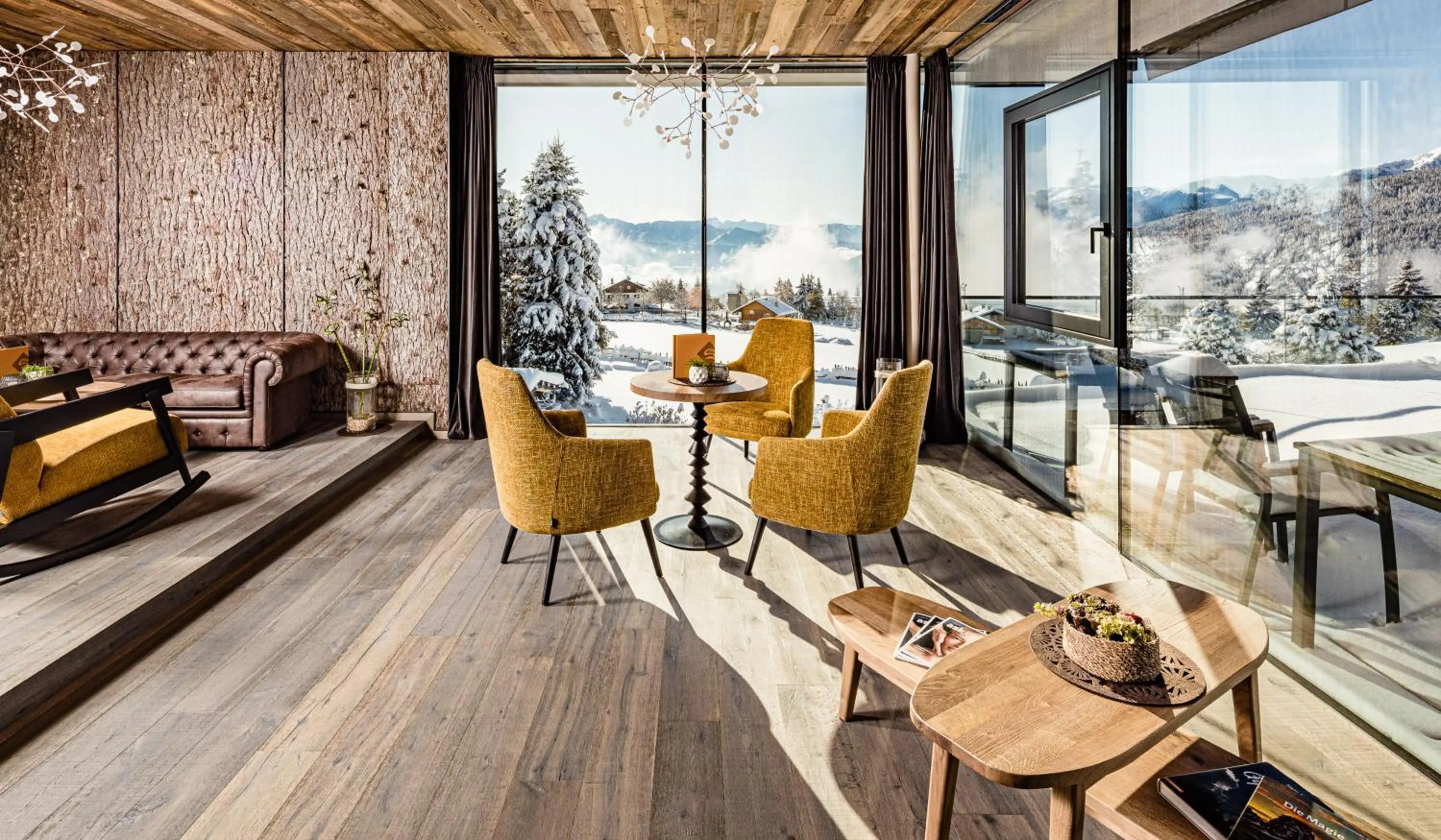 Seating area in SONNENBERG Panorama Dolomites Wellbeing