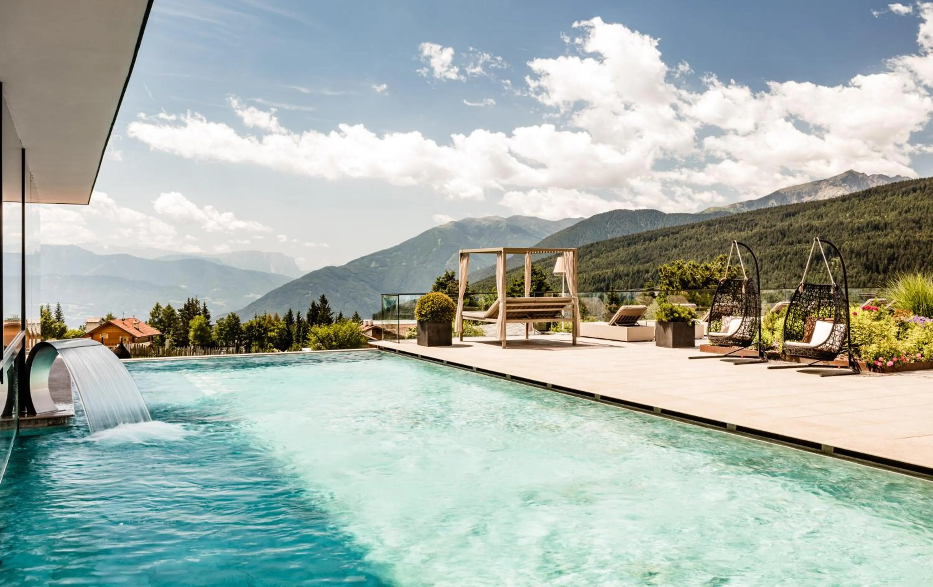Swimming pool in SONNENBERG Panorama Dolomites Wellbeing
