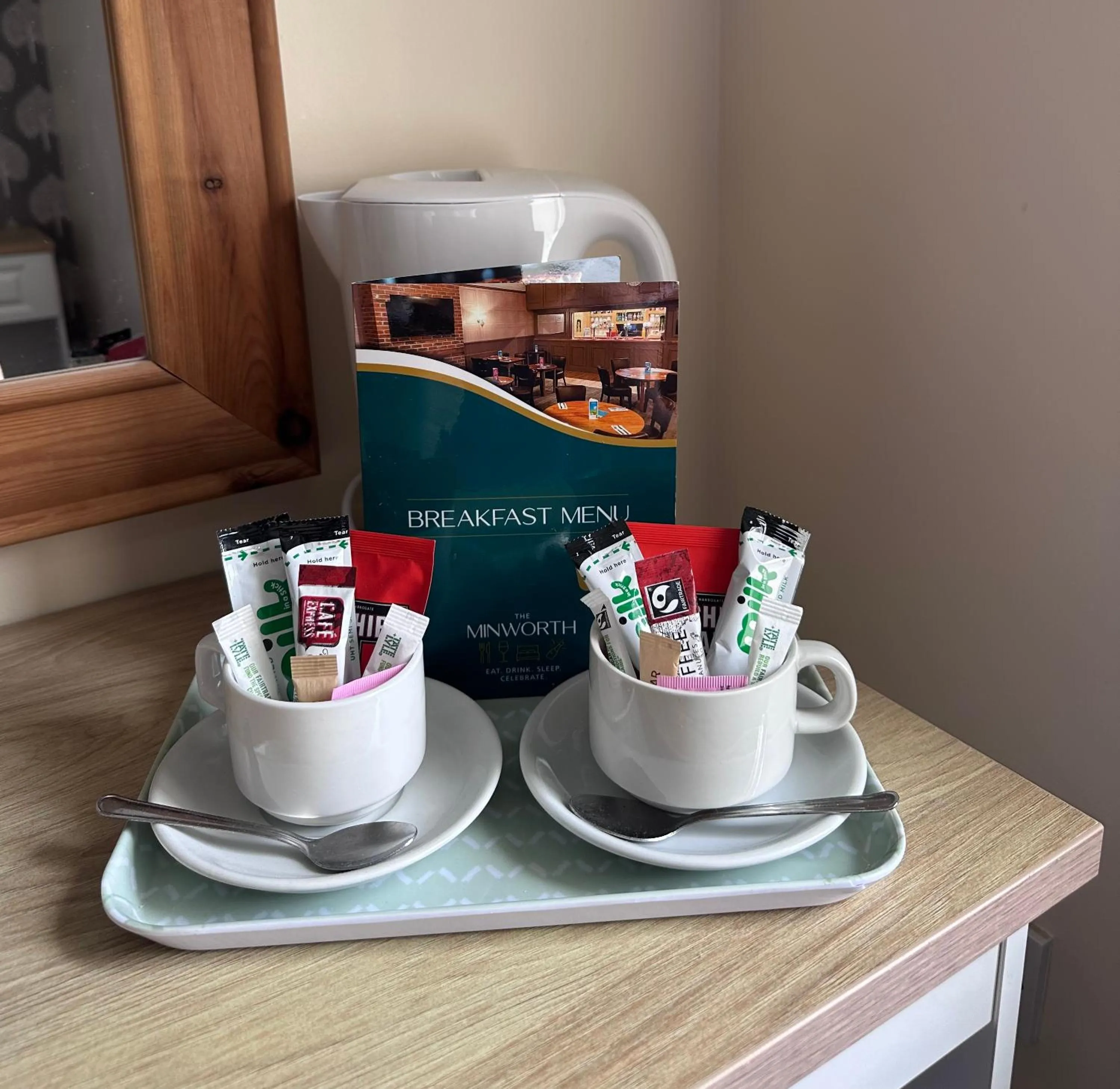 Coffee/tea facilities in Minworth Lodge