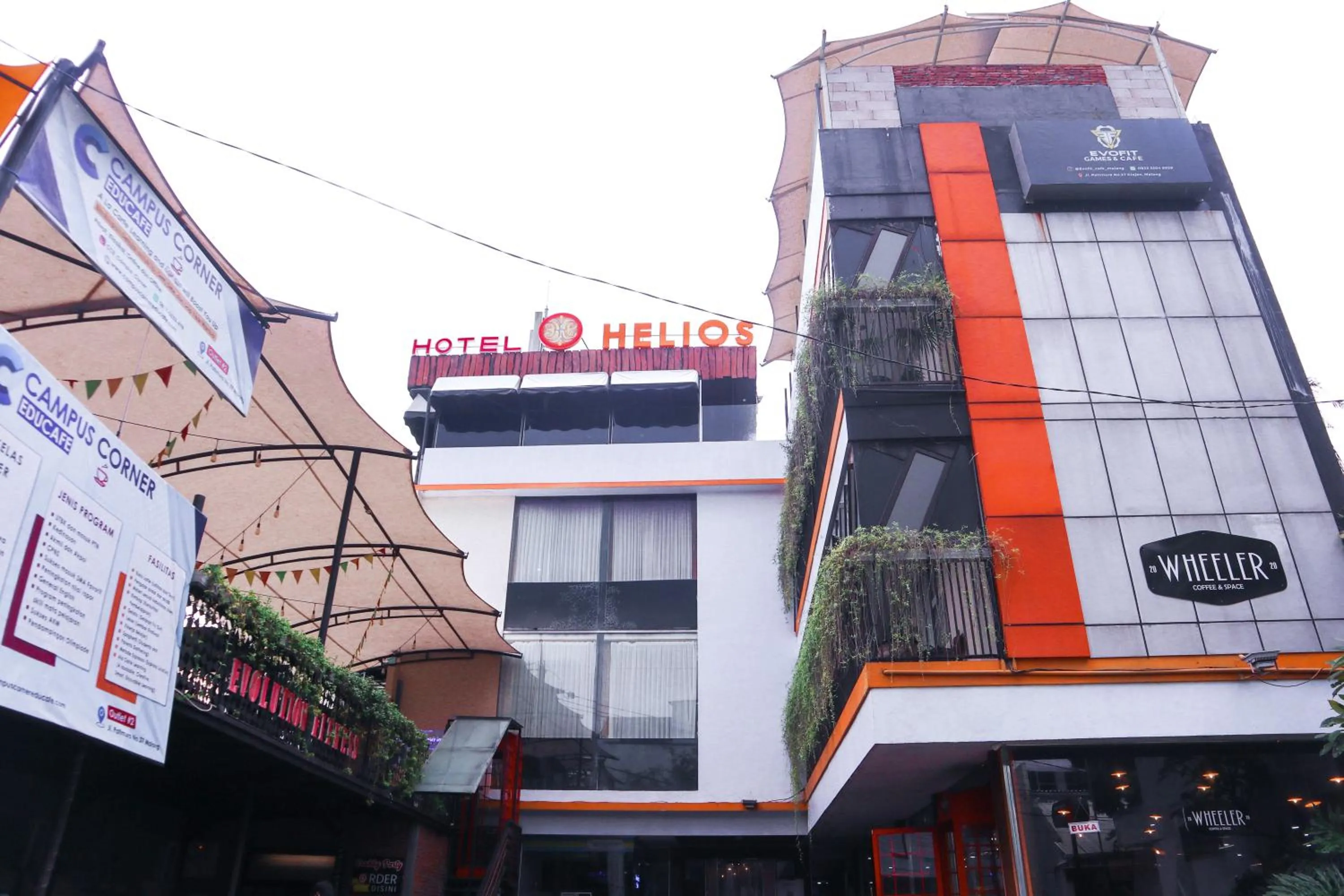 Property building in Helios Hotel Malang