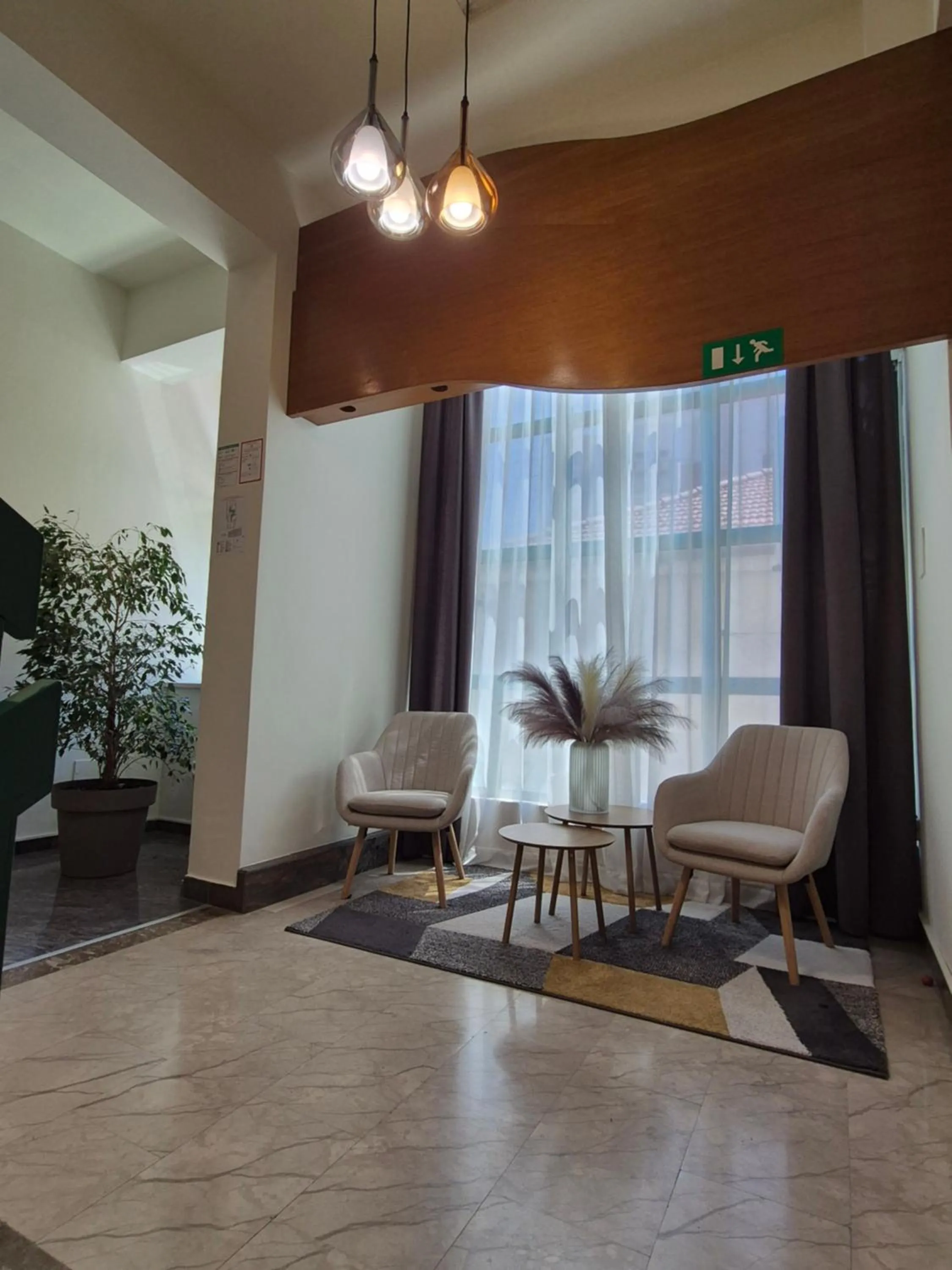 Seating area in Hotel MB