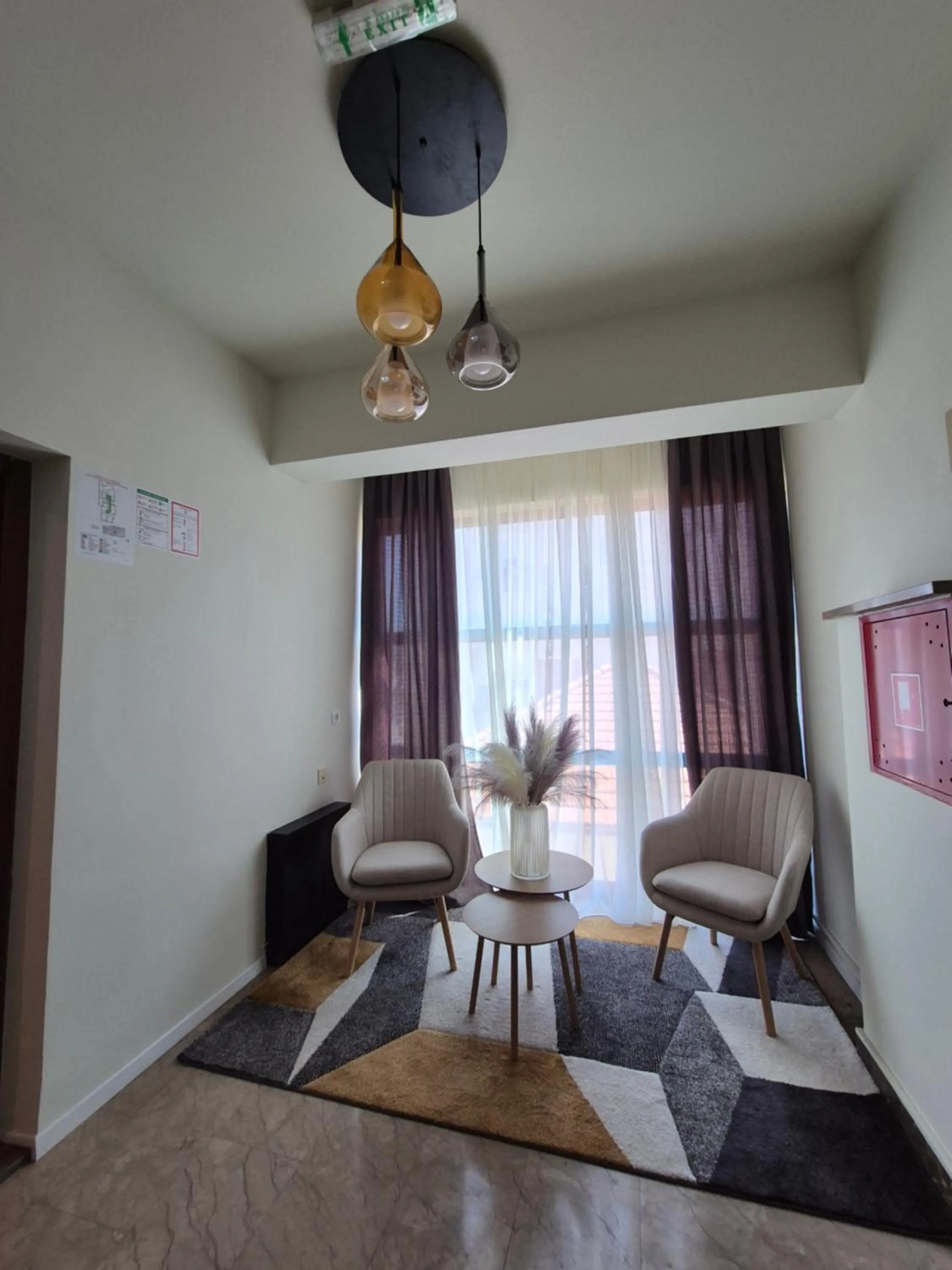 Seating area in Hotel MB