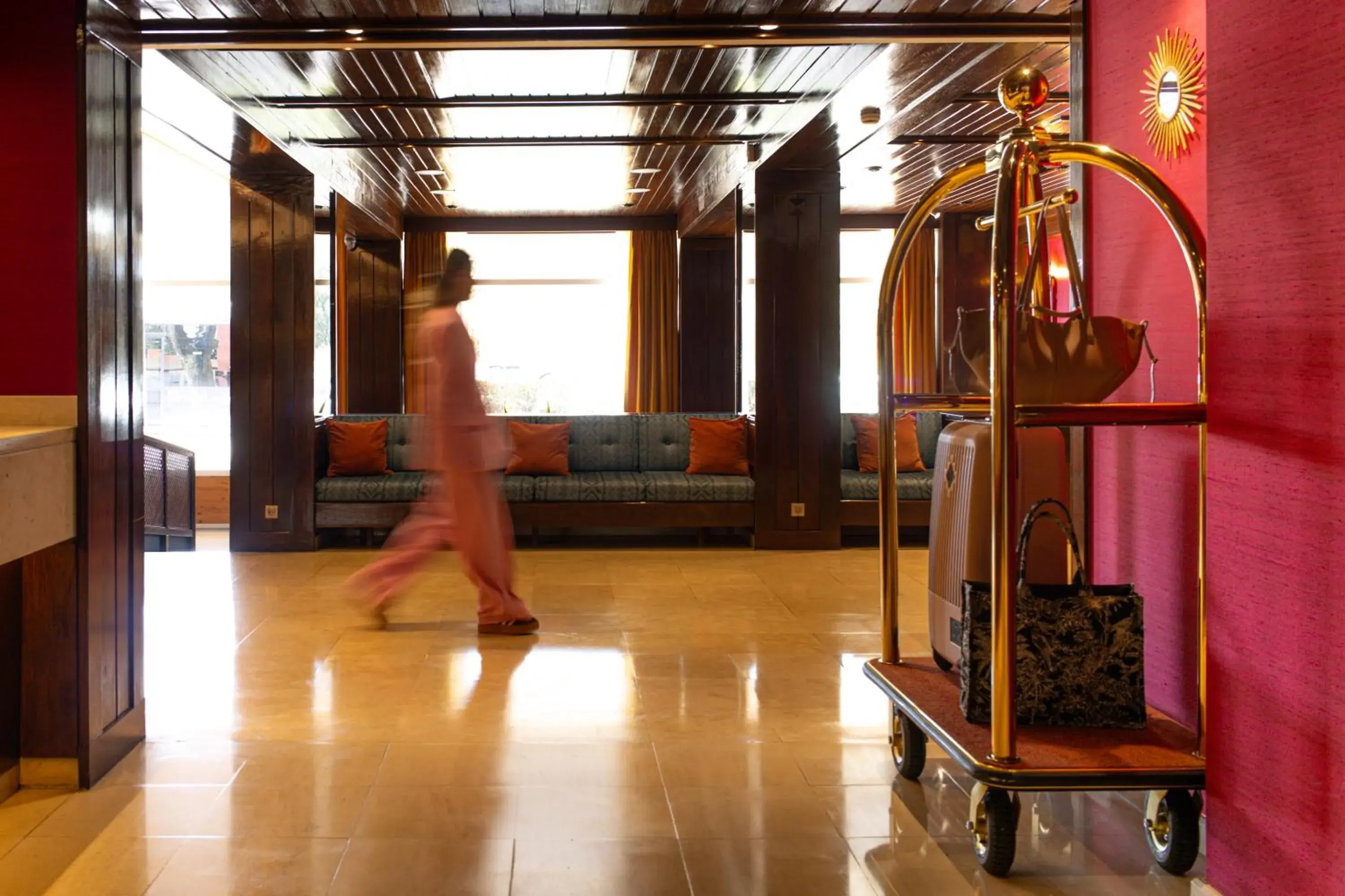 Lobby or reception in Hotel Sao Jose Lobby or reception in Hotel Sao Jose