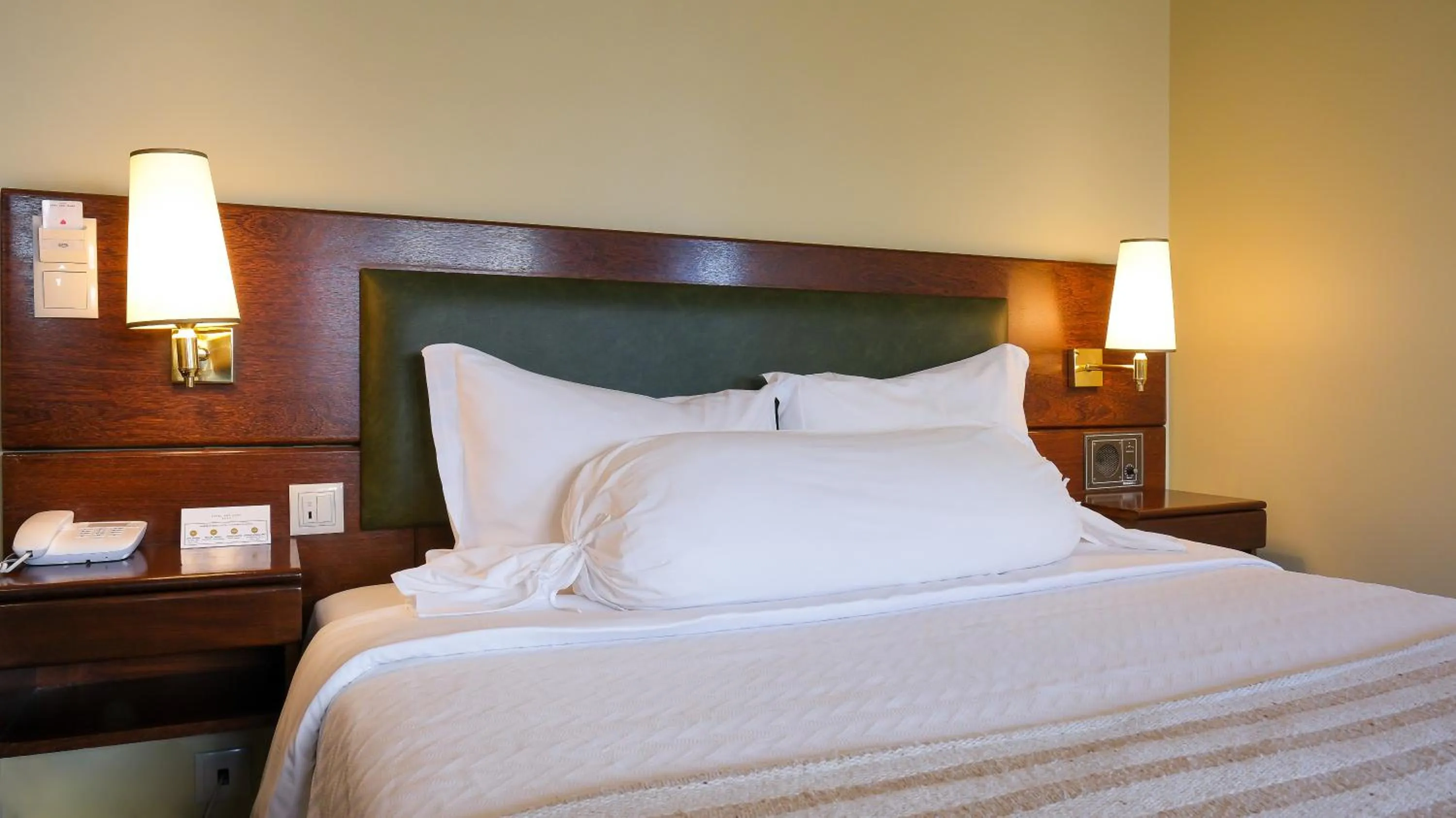 Bed in Hotel Sao Jose