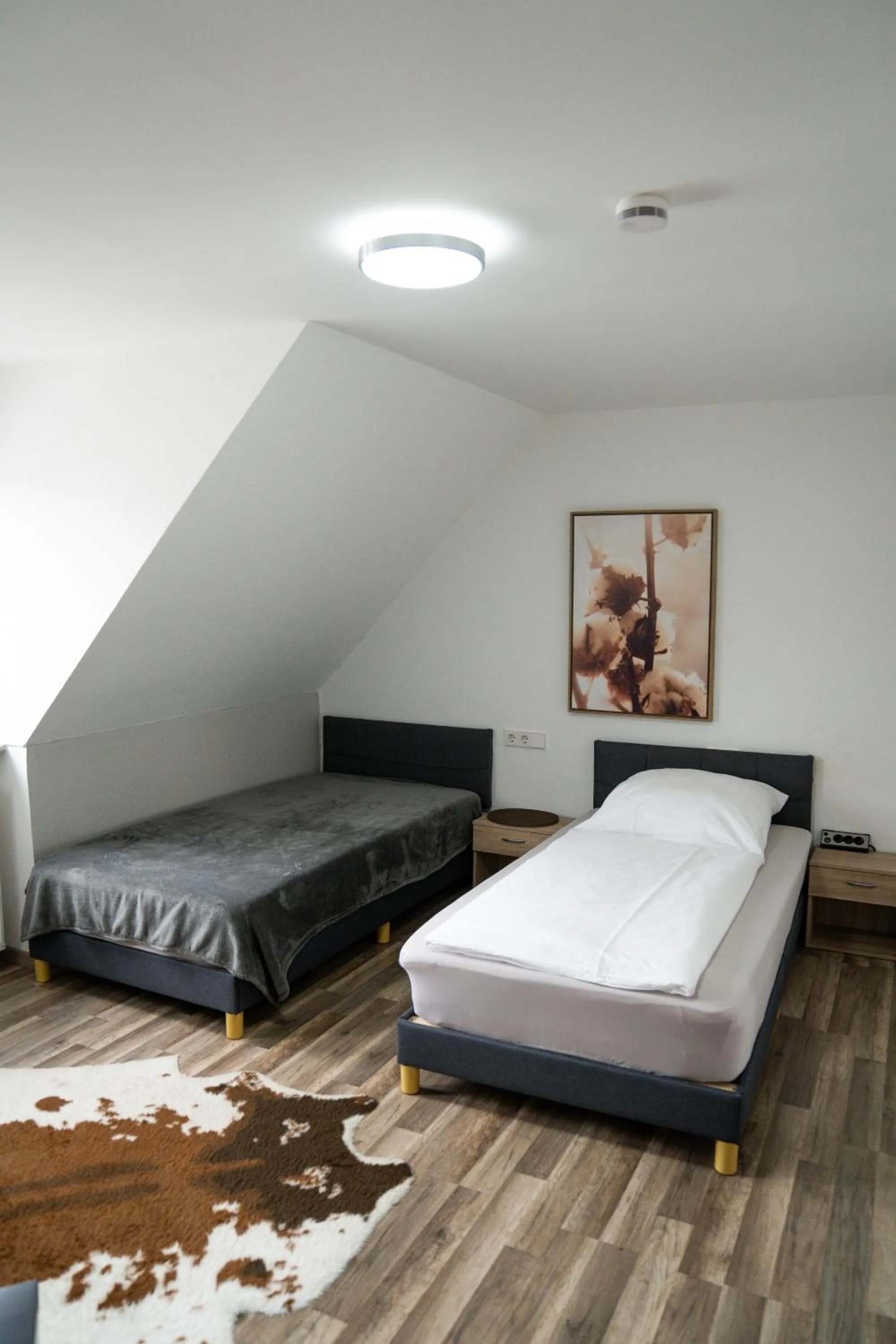 Bed in Gasthof Wolfs Stuben