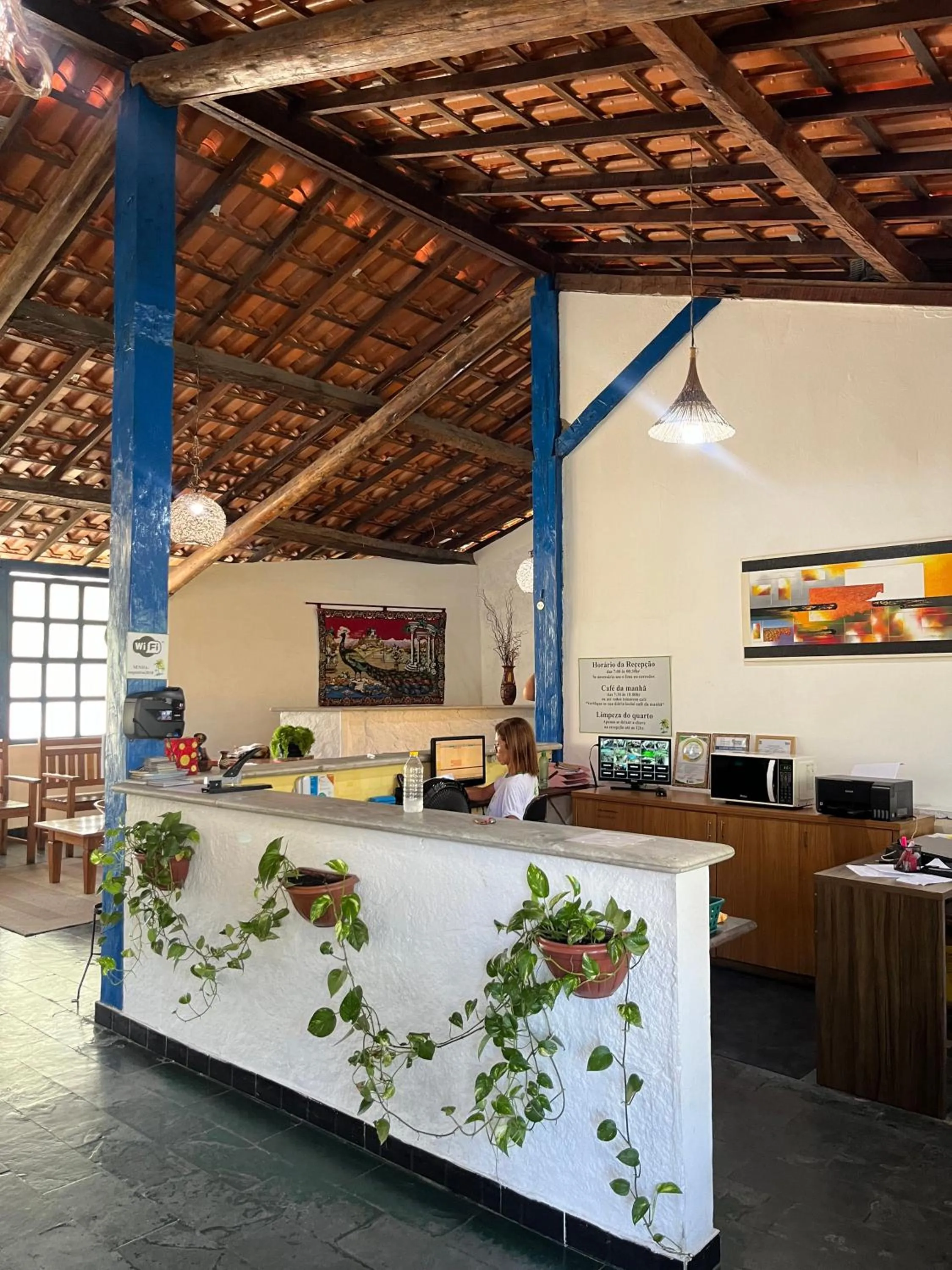 Lobby or reception in Morada dos Coqueiros Praia Hotel