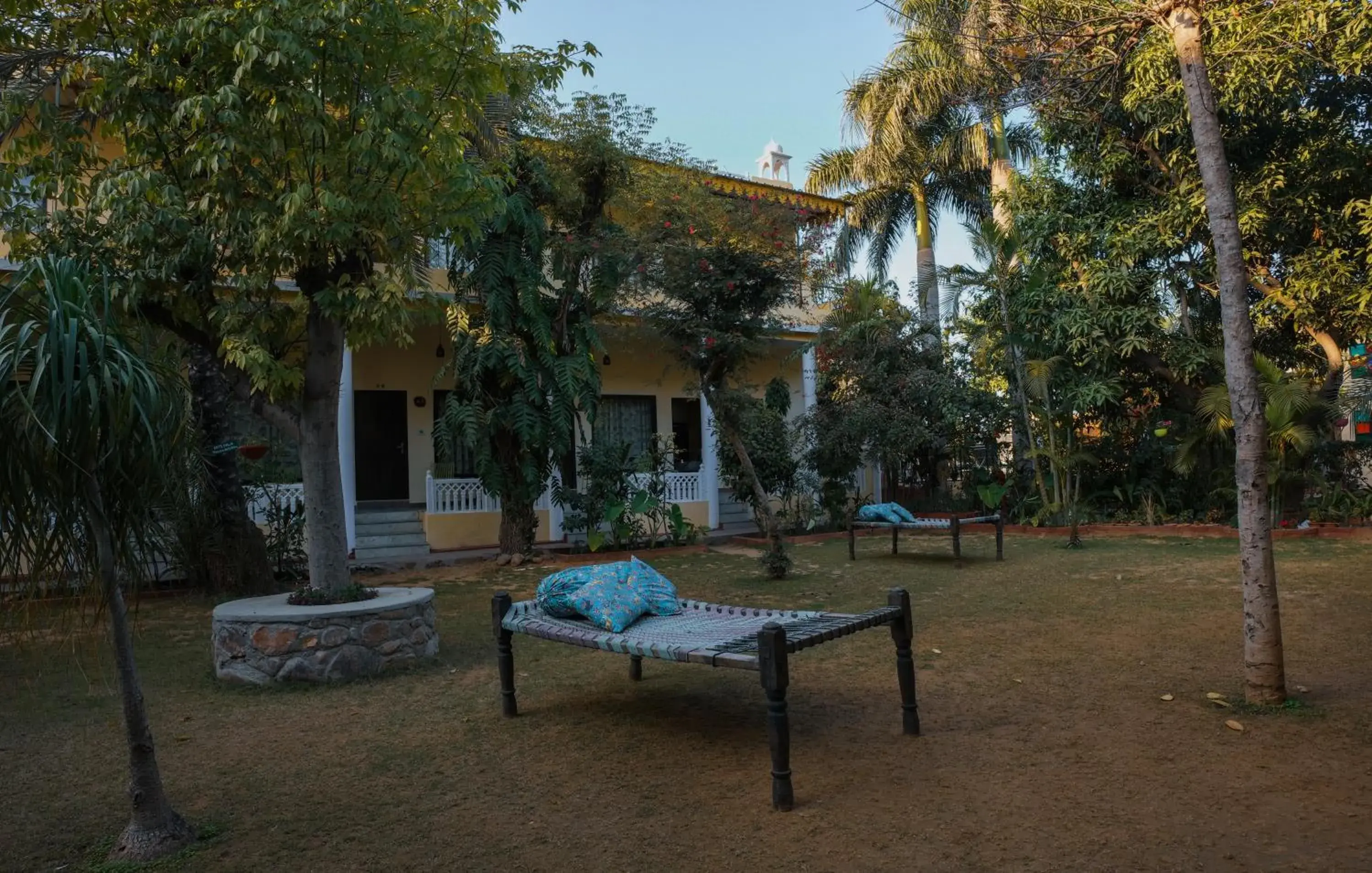Garden view in Raj Palace Resort Garden view in Raj Palace Resort