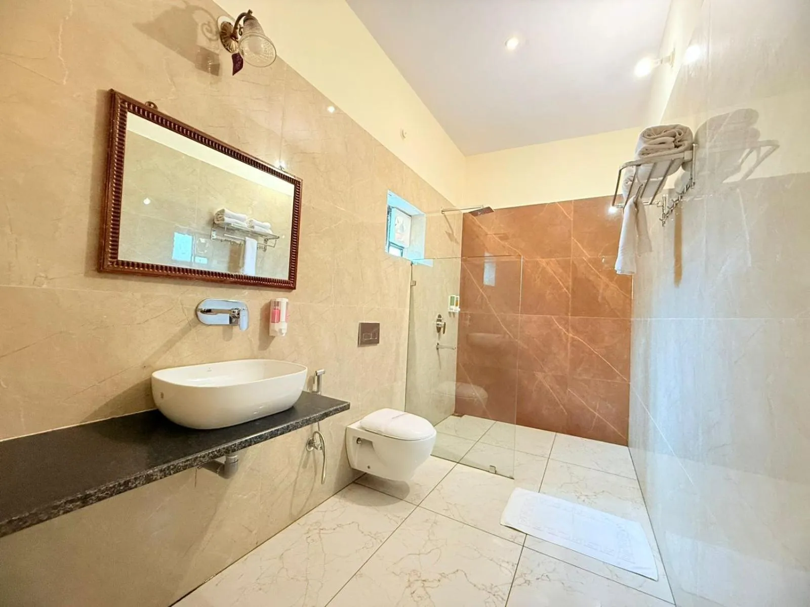 Bathroom in Raj Palace Resort