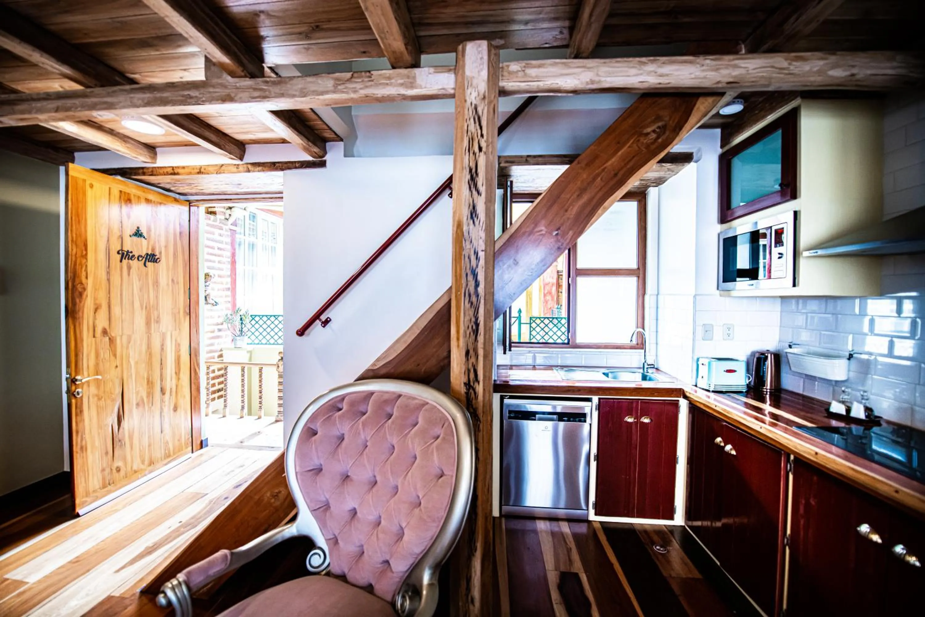 kitchen in Old Town Quito Suites, Heritage Boutique Hotel, Where Every Detail Tells a Story