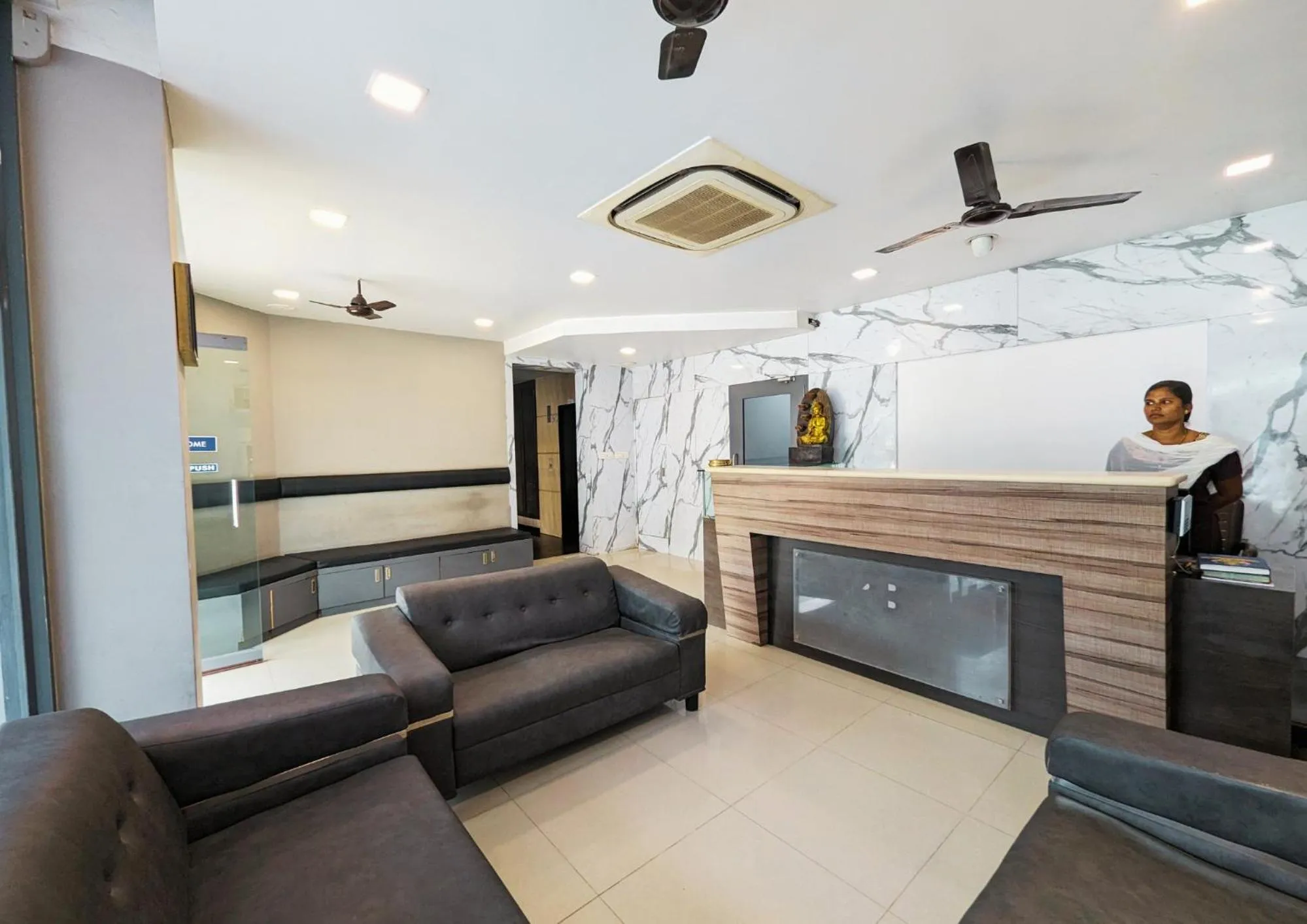 Lobby or reception in RBS Residency