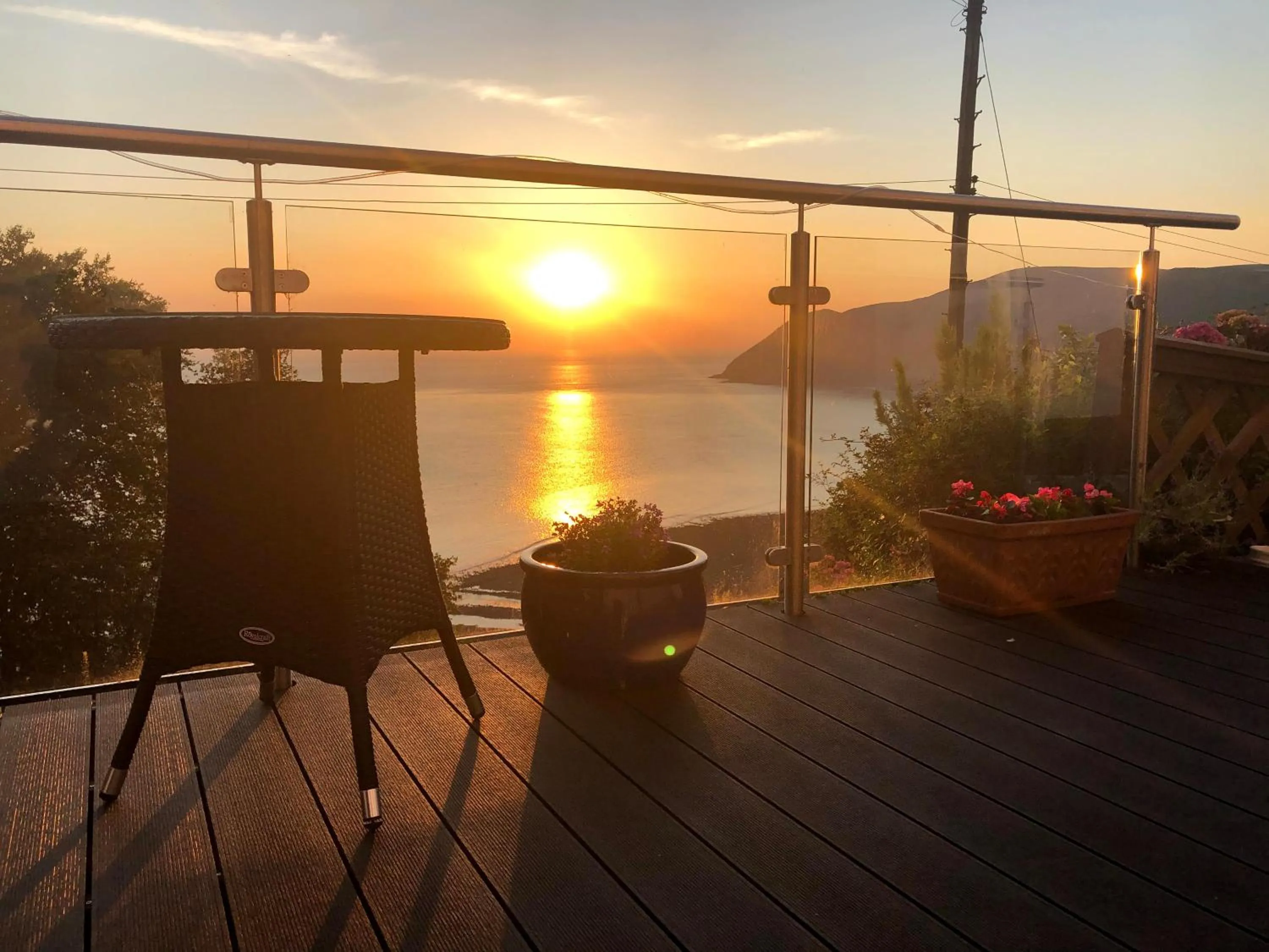 Balcony/Terrace in The North Cliff Hotel