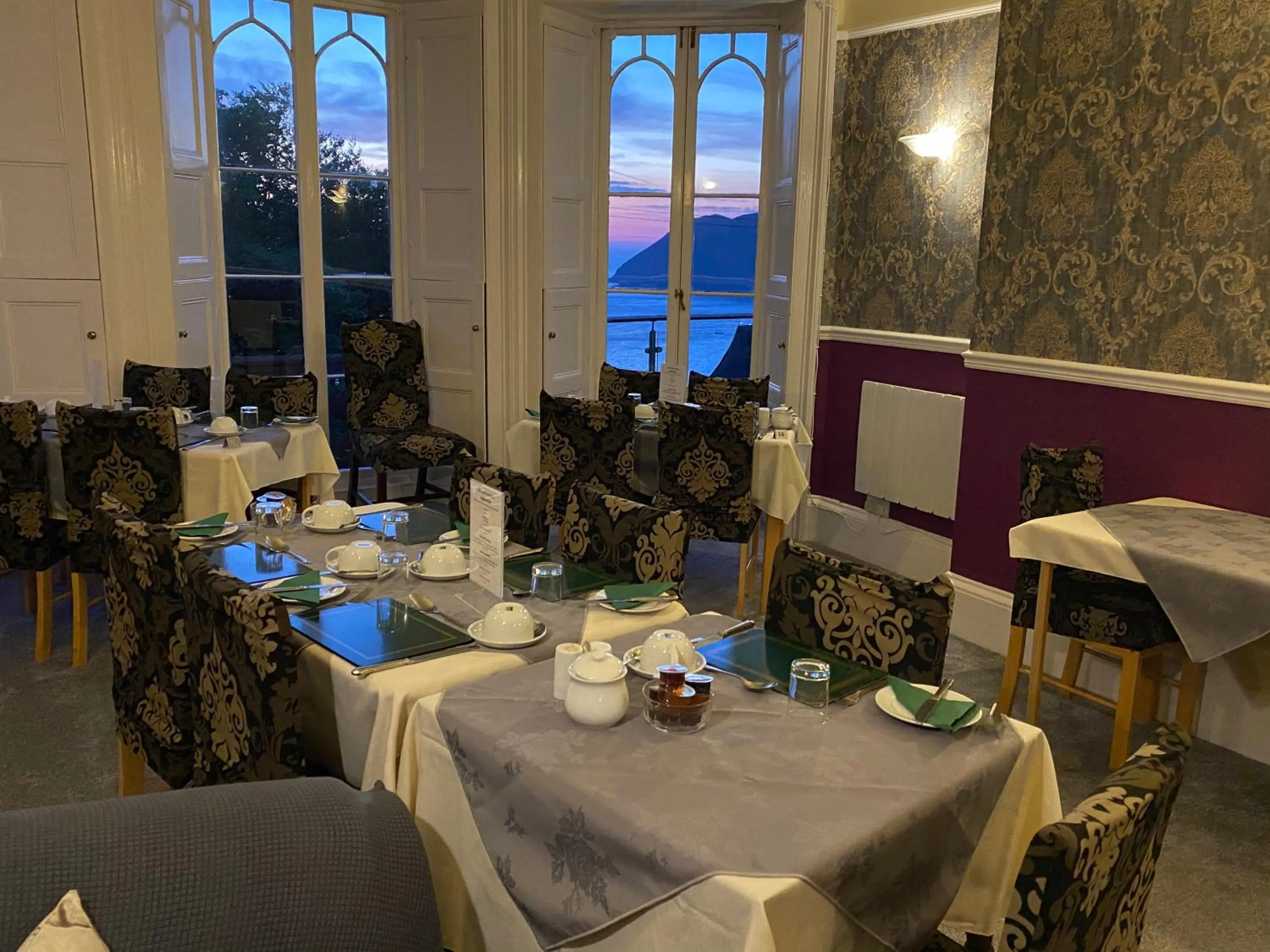 Dining area in The North Cliff Hotel