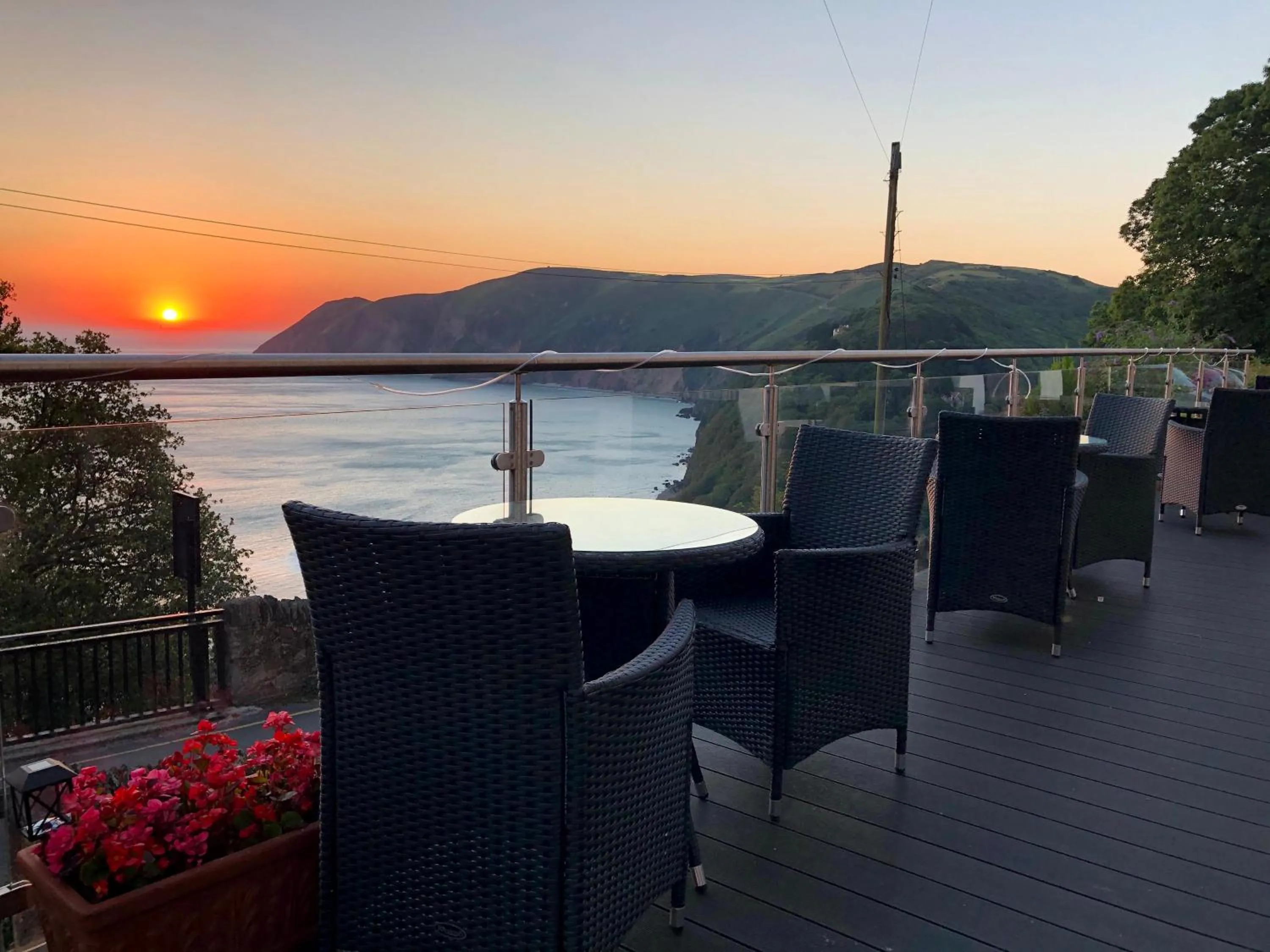 Balcony/Terrace in The North Cliff Hotel