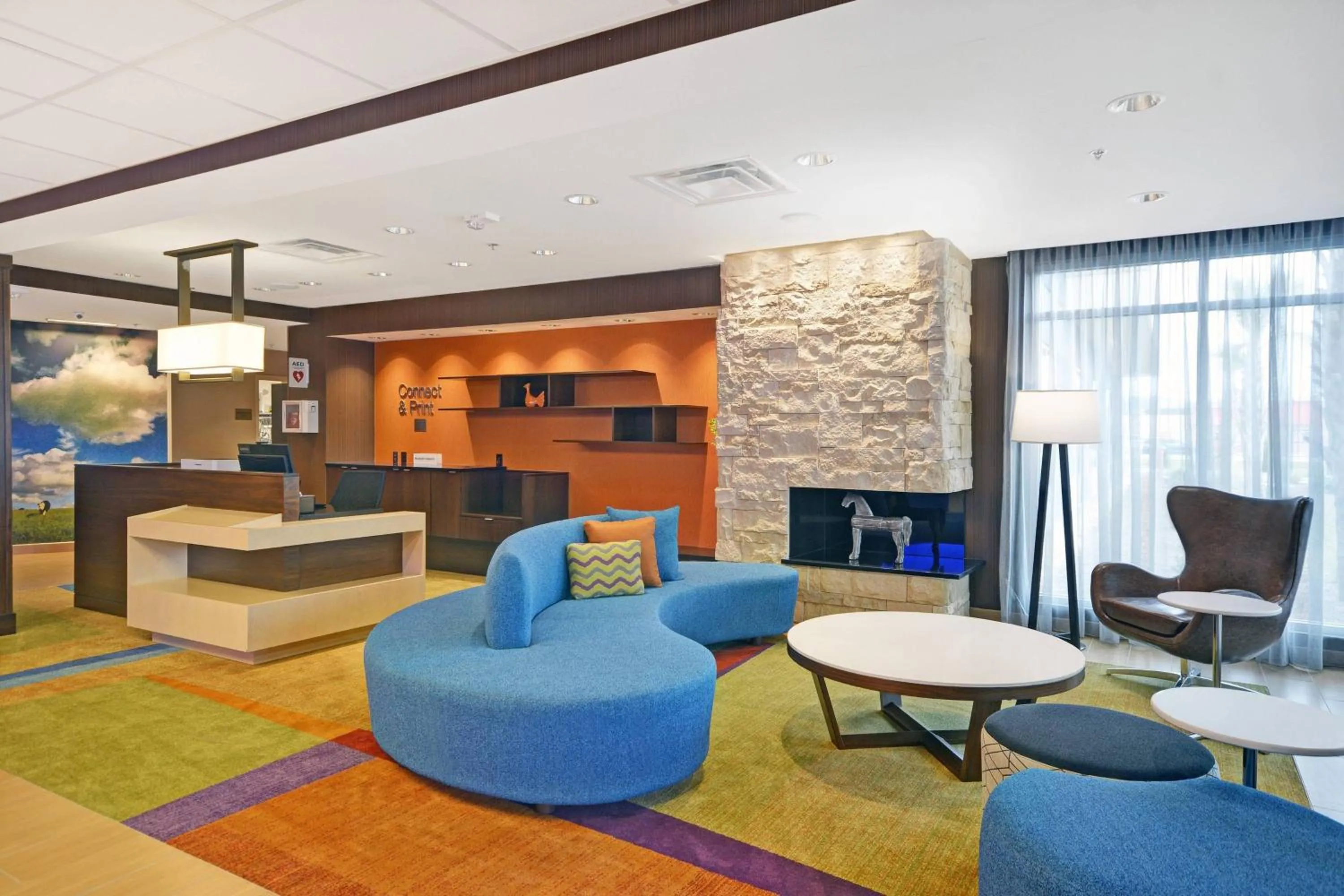 Lobby or reception in Fairfield Inn & Suites by Marriott Savannah SW/Richmond Hill