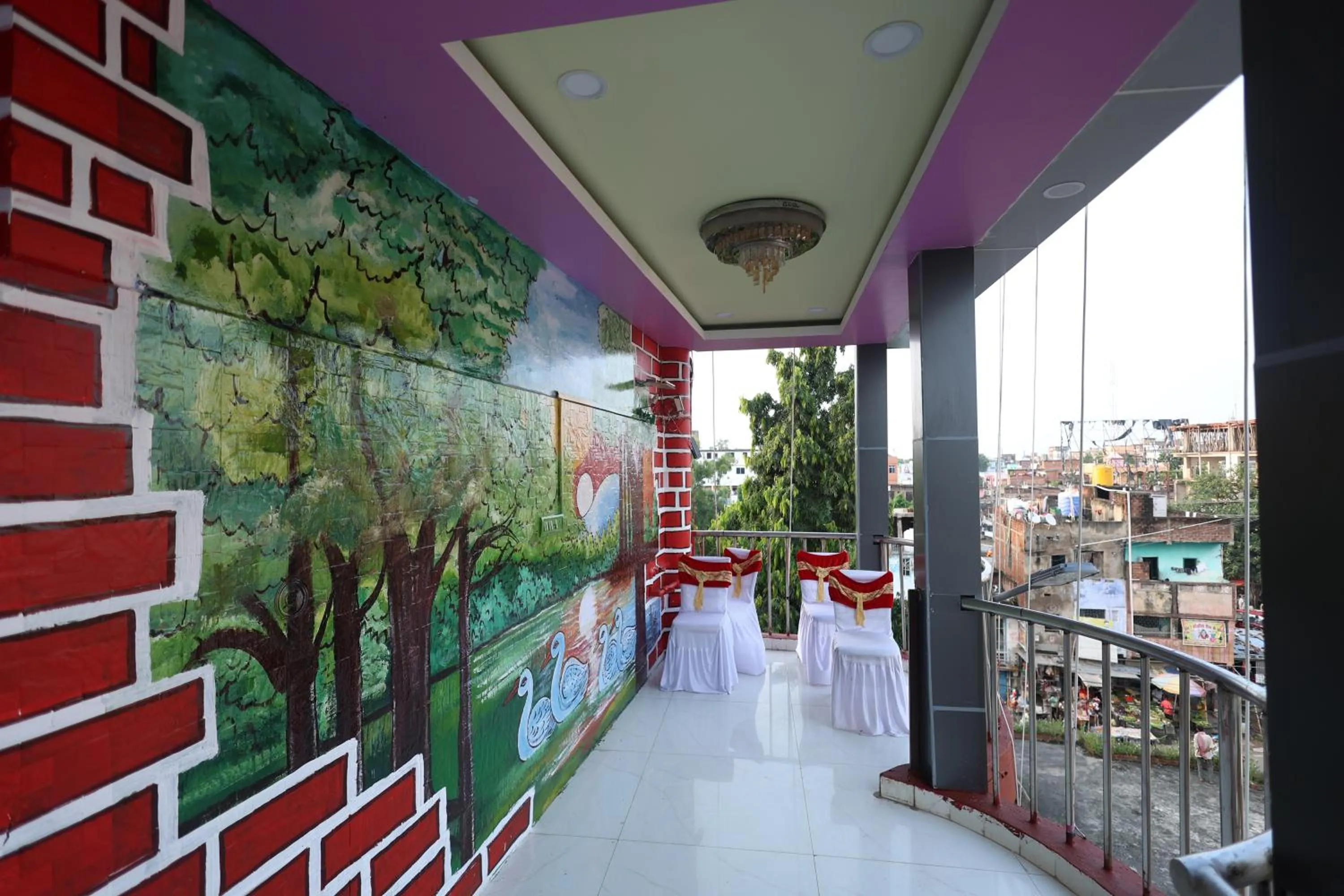 Balcony/Terrace in Hotel Anand LOK