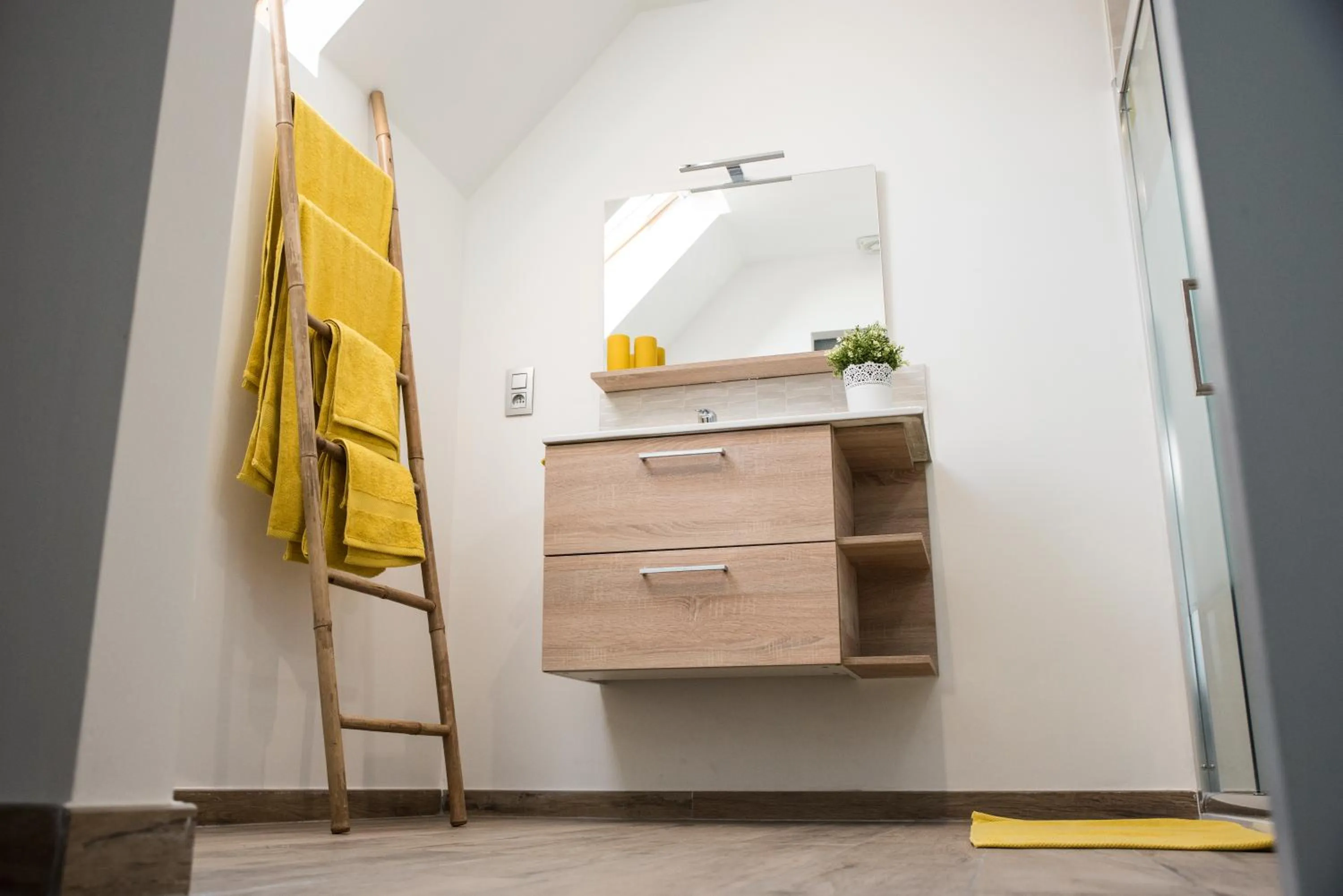 Bathroom in Au Petit Canteleu - Bed & Breakfast