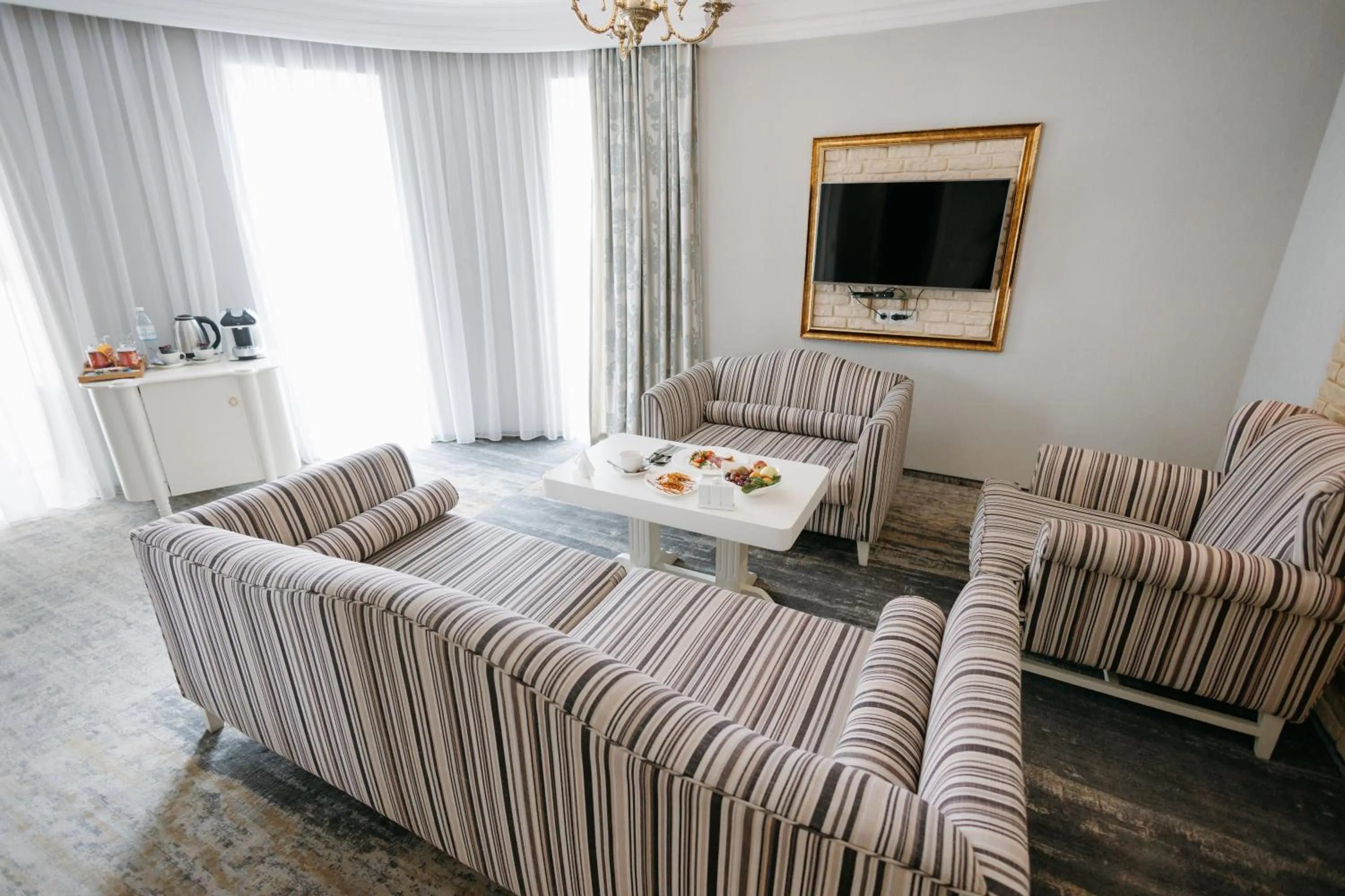 Seating area in Kazzhol Hotel Astana