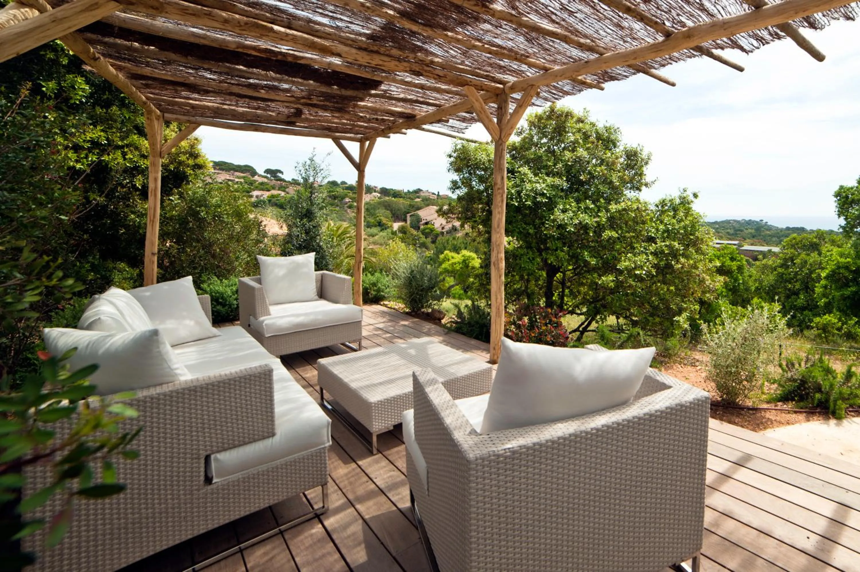Patio in Domaine Santa Giulia Palace