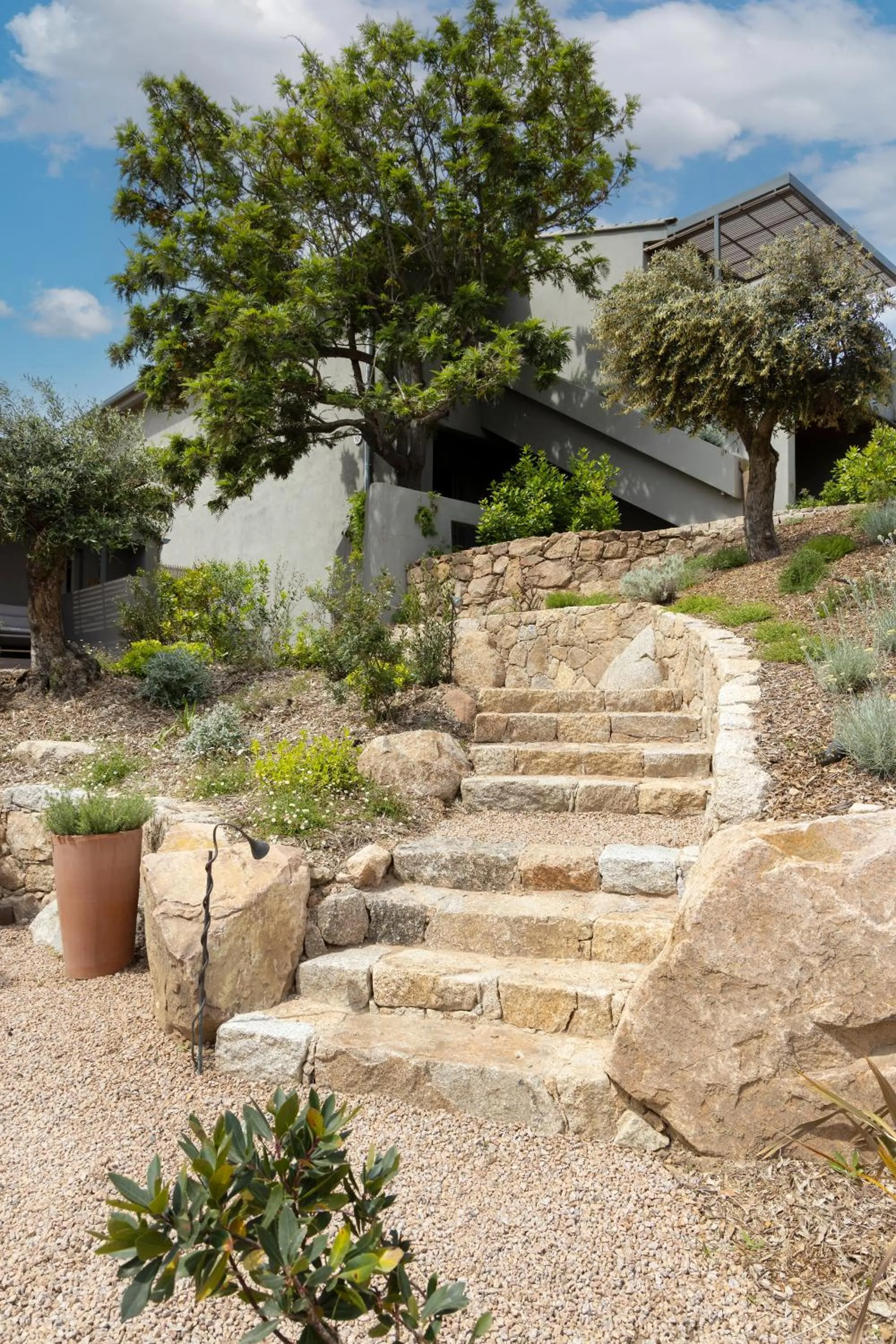 Garden in Domaine Santa Giulia Palace