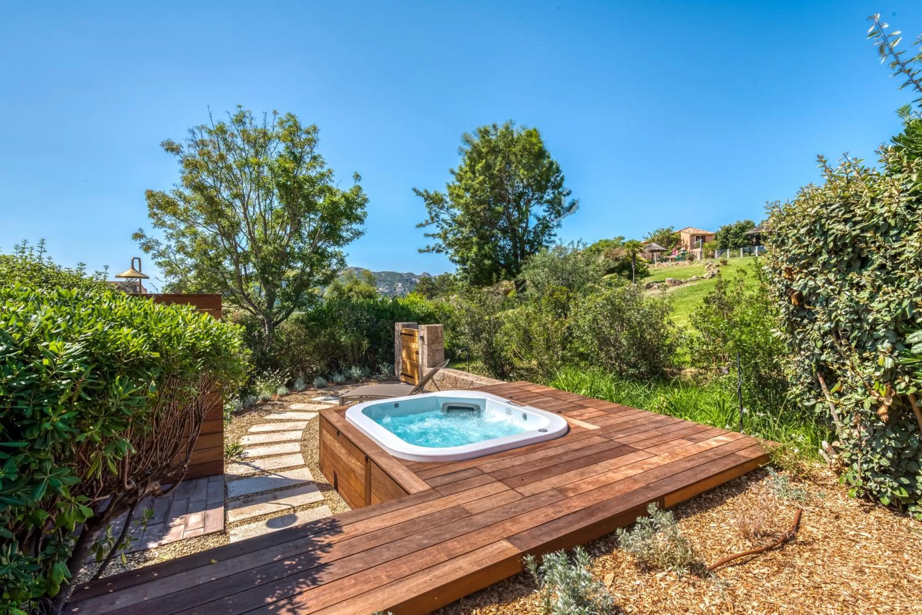 Garden in Domaine Santa Giulia Palace