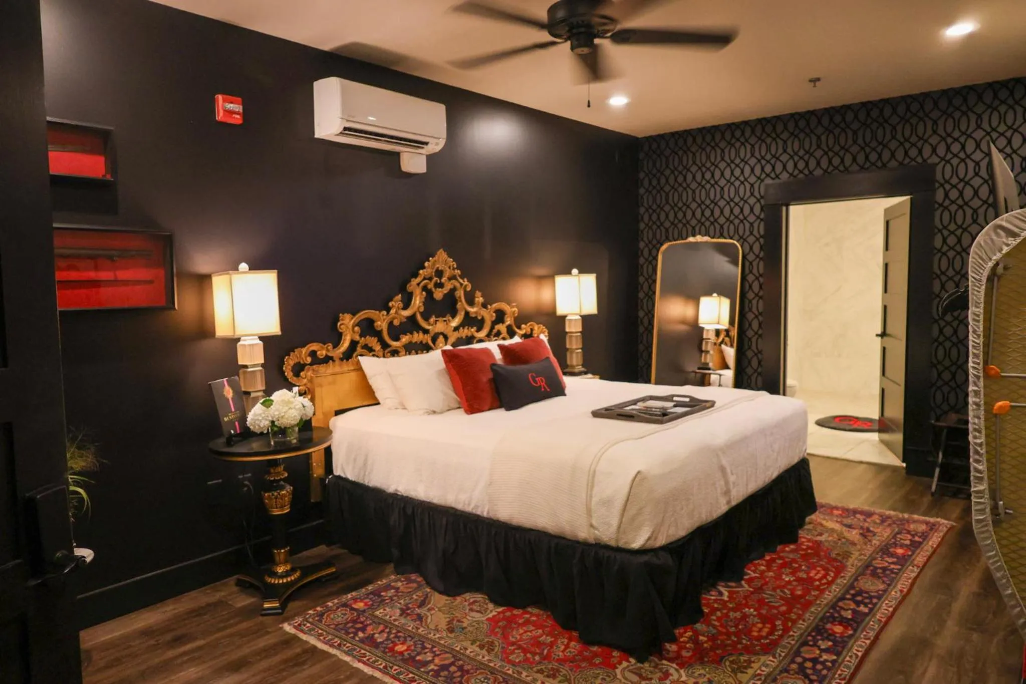 Bed in GunRunner Boutique Hotel