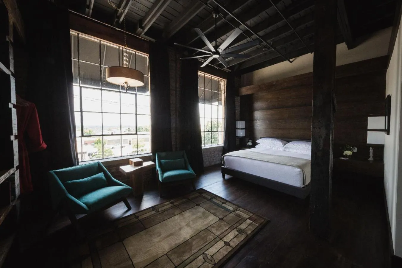 Bed in GunRunner Boutique Hotel