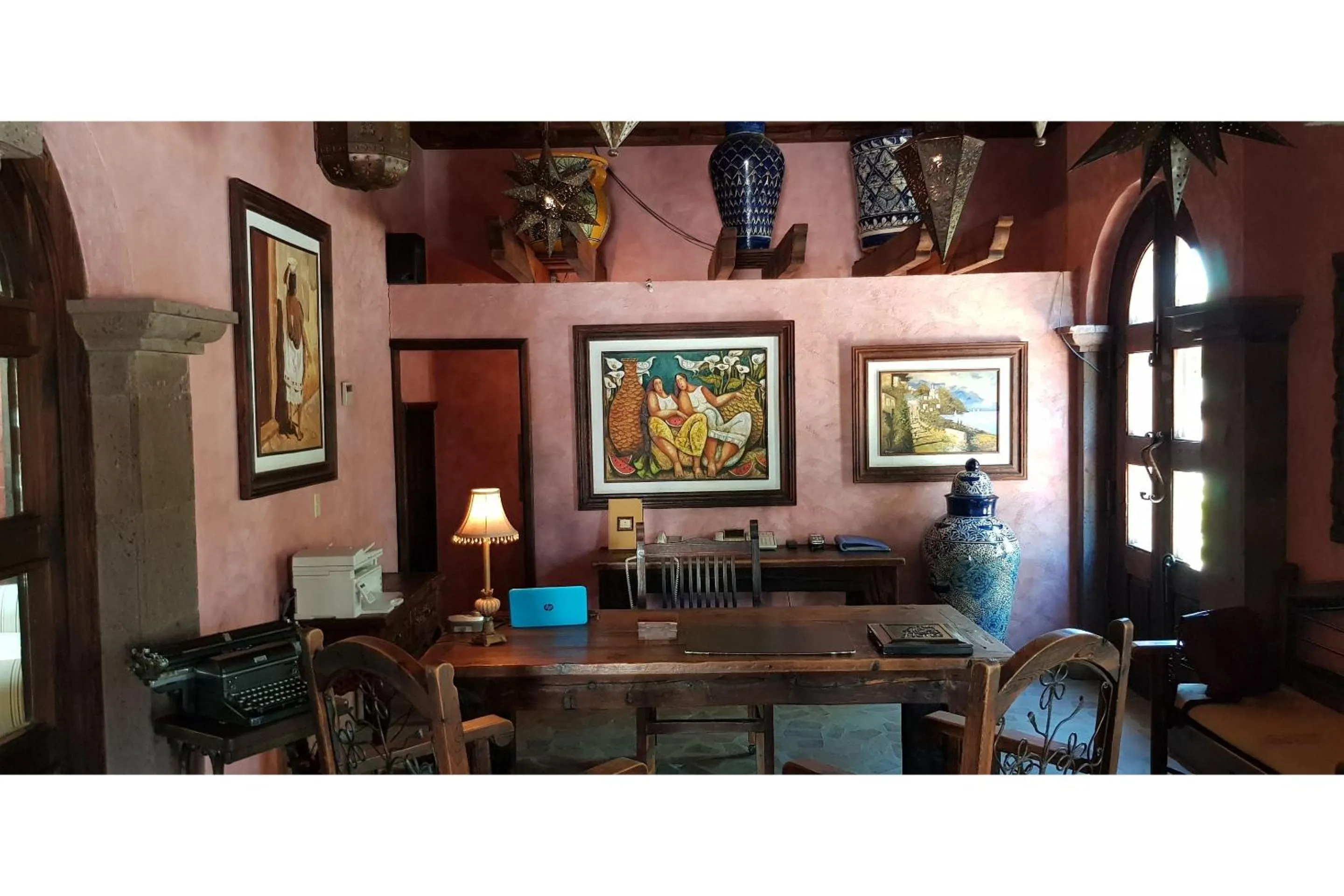 Lobby or reception in Hotel Boutique Posada De Las Flores Loreto