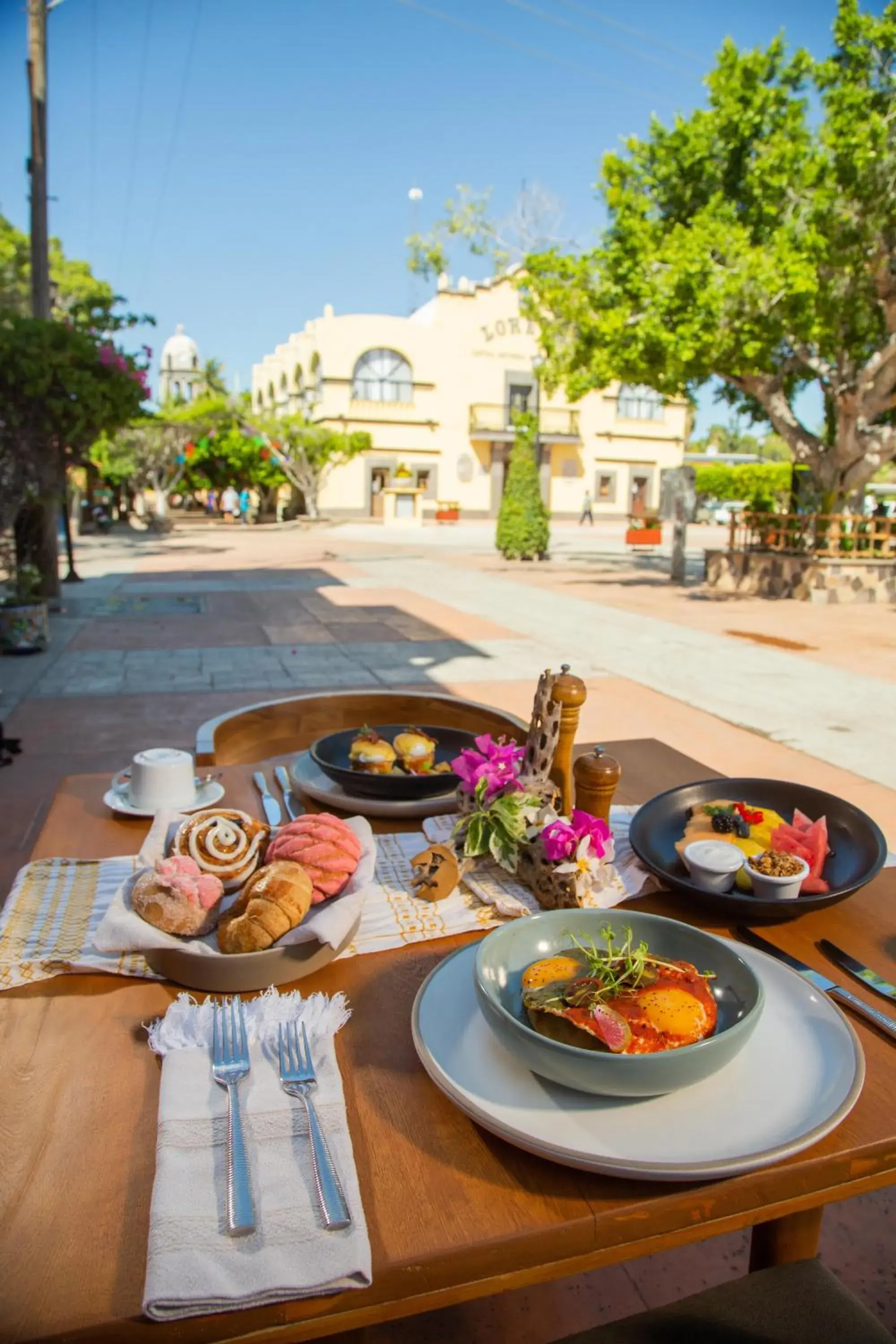 Food in Hotel Boutique Posada De Las Flores Loreto Food in Hotel Boutique Posada De Las Flores Loreto