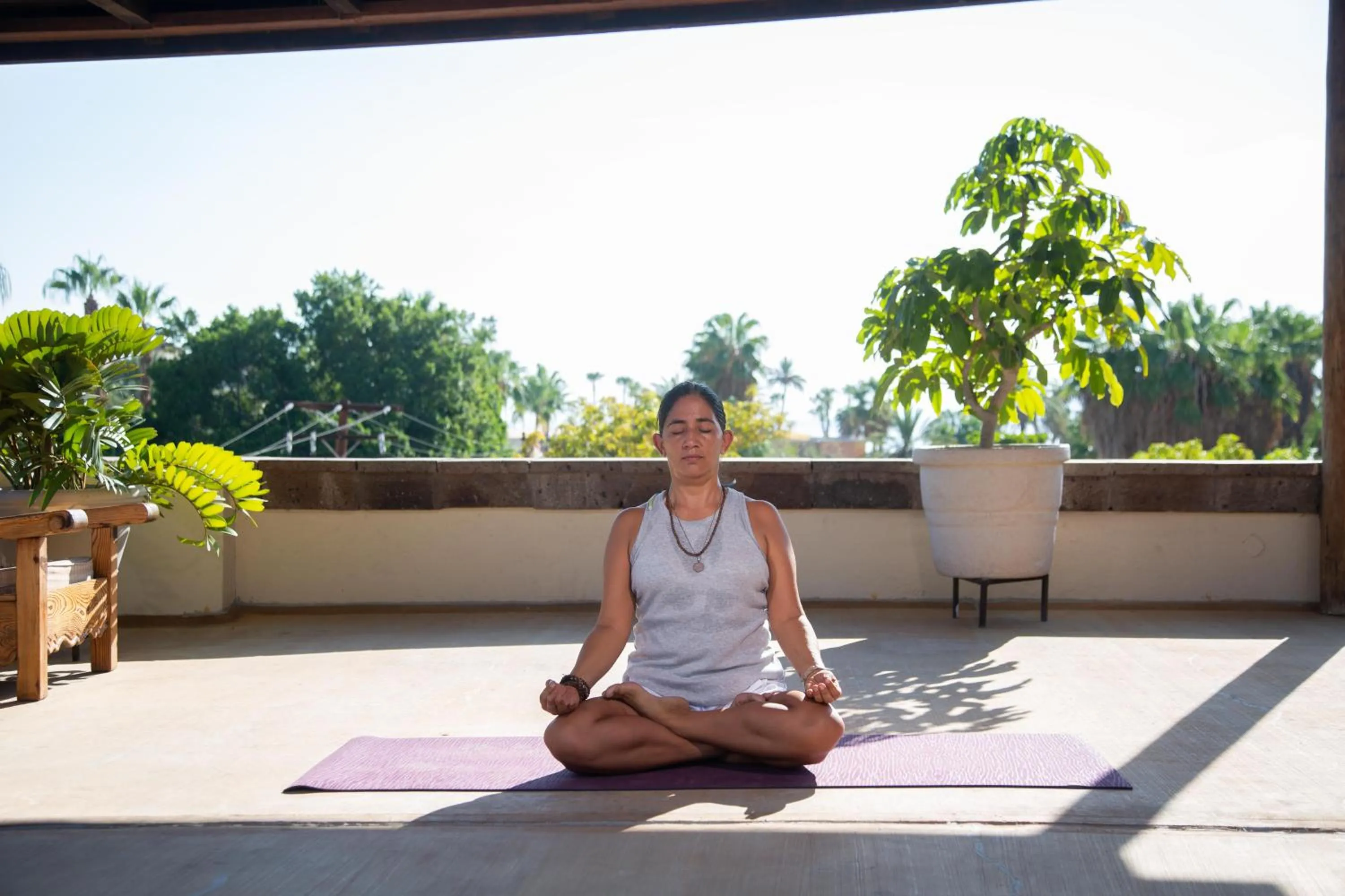 Balcony/Terrace in Hotel Boutique Posada De Las Flores Loreto
